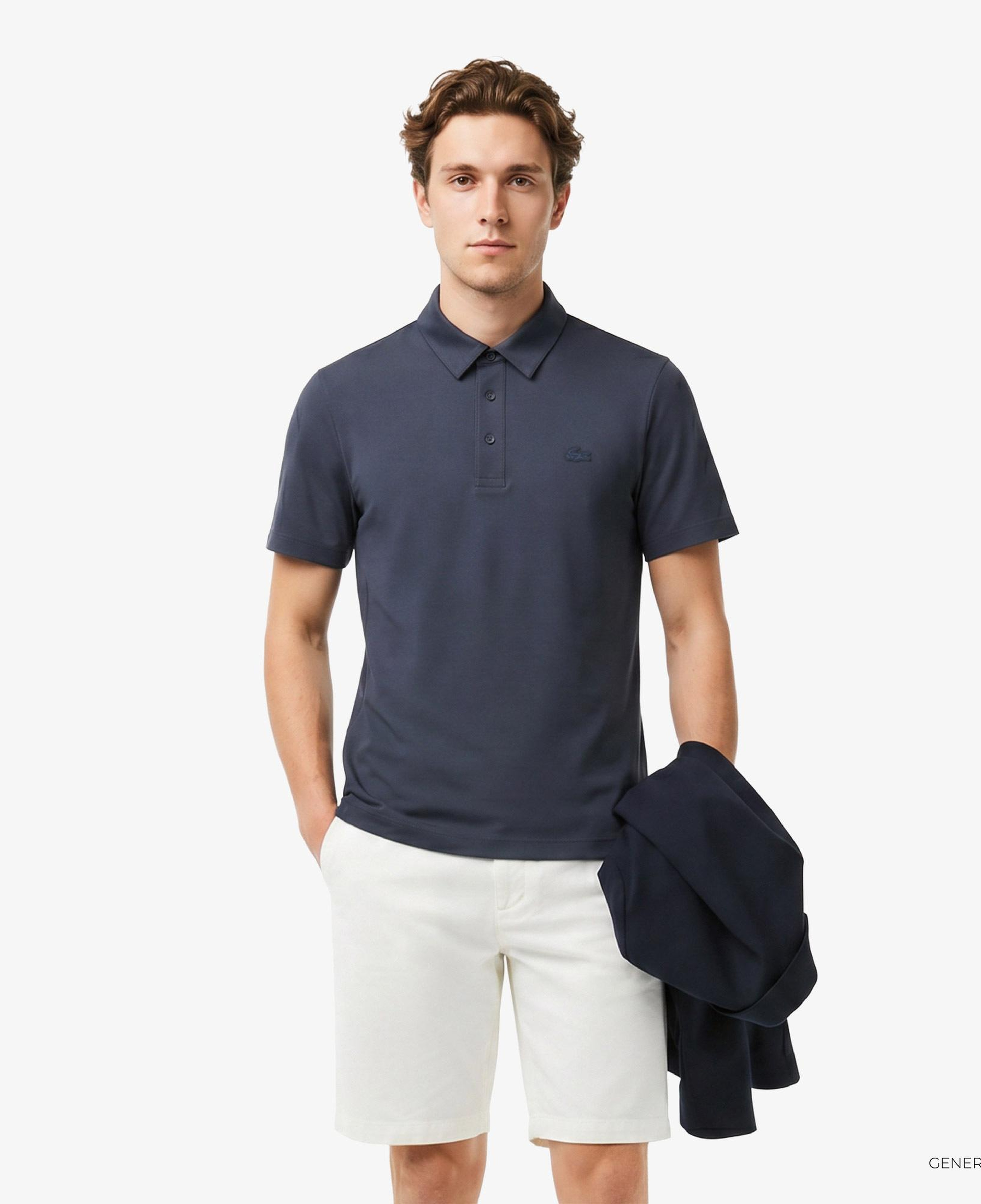 Erkek Regular Fit Koyu Gri Commuter Polo