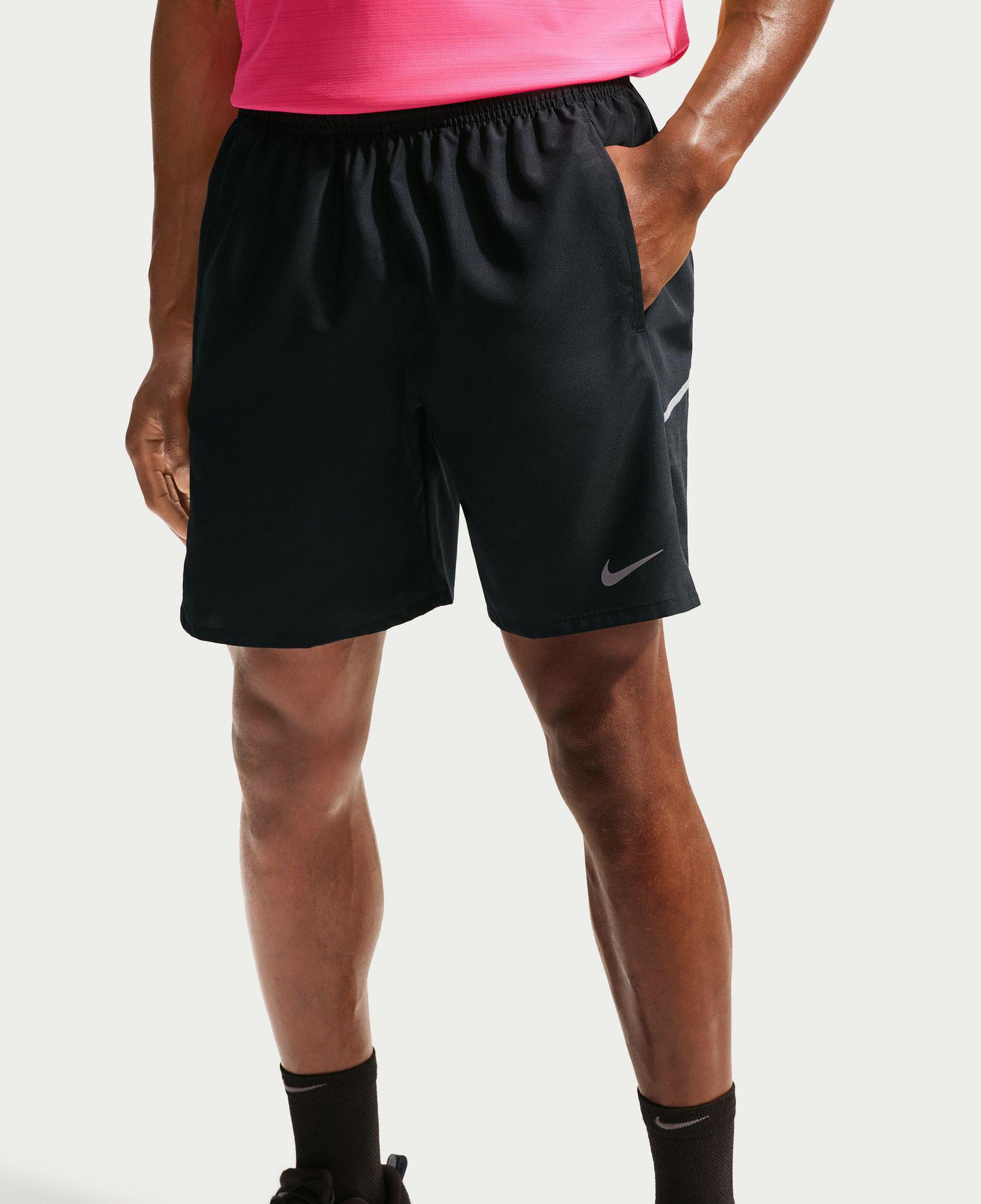 Nike Dri-Fit Miler 18 cm Erkek Siyah Şort