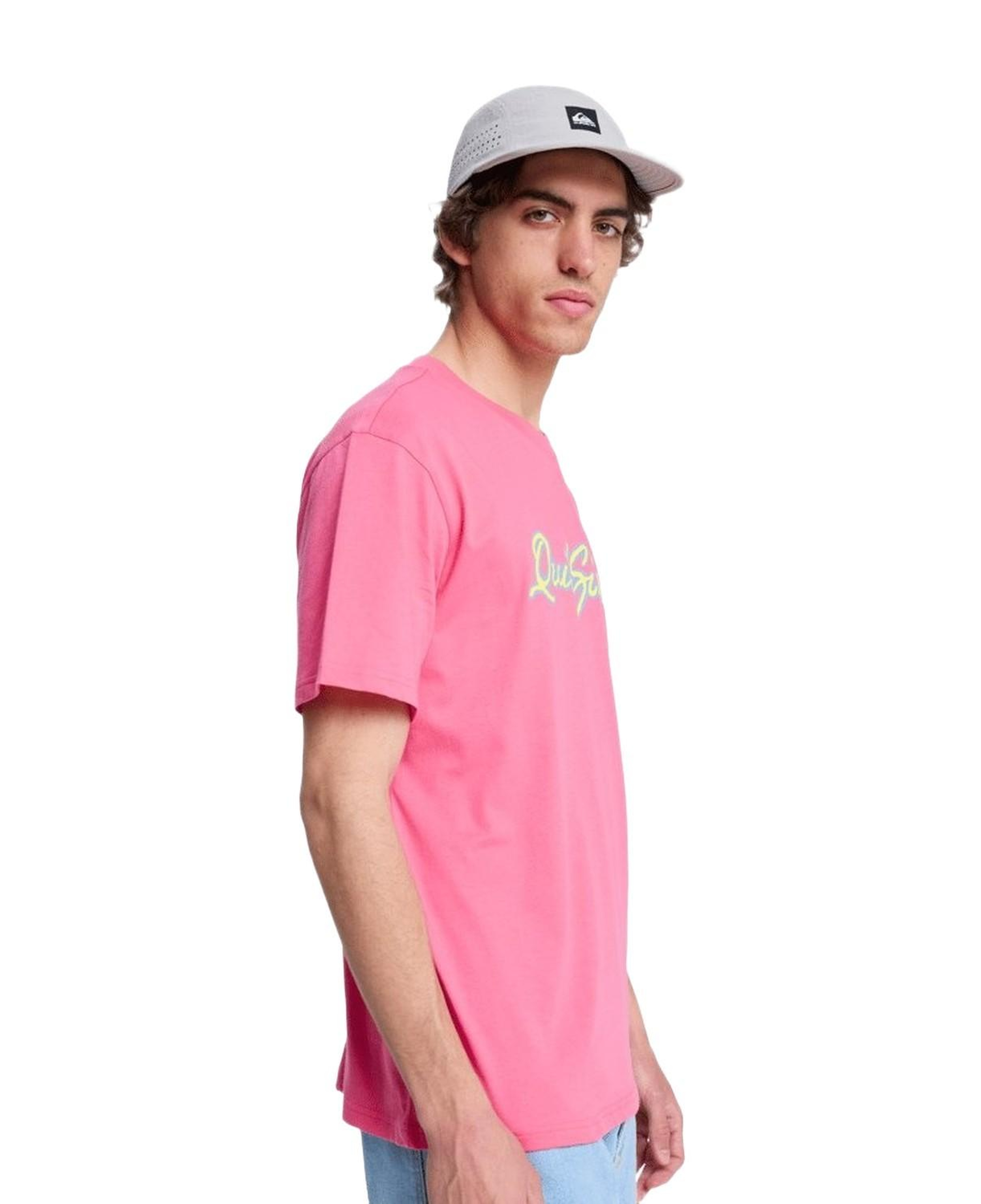 Quiksilver Malibu Erkek Pembe Tişört