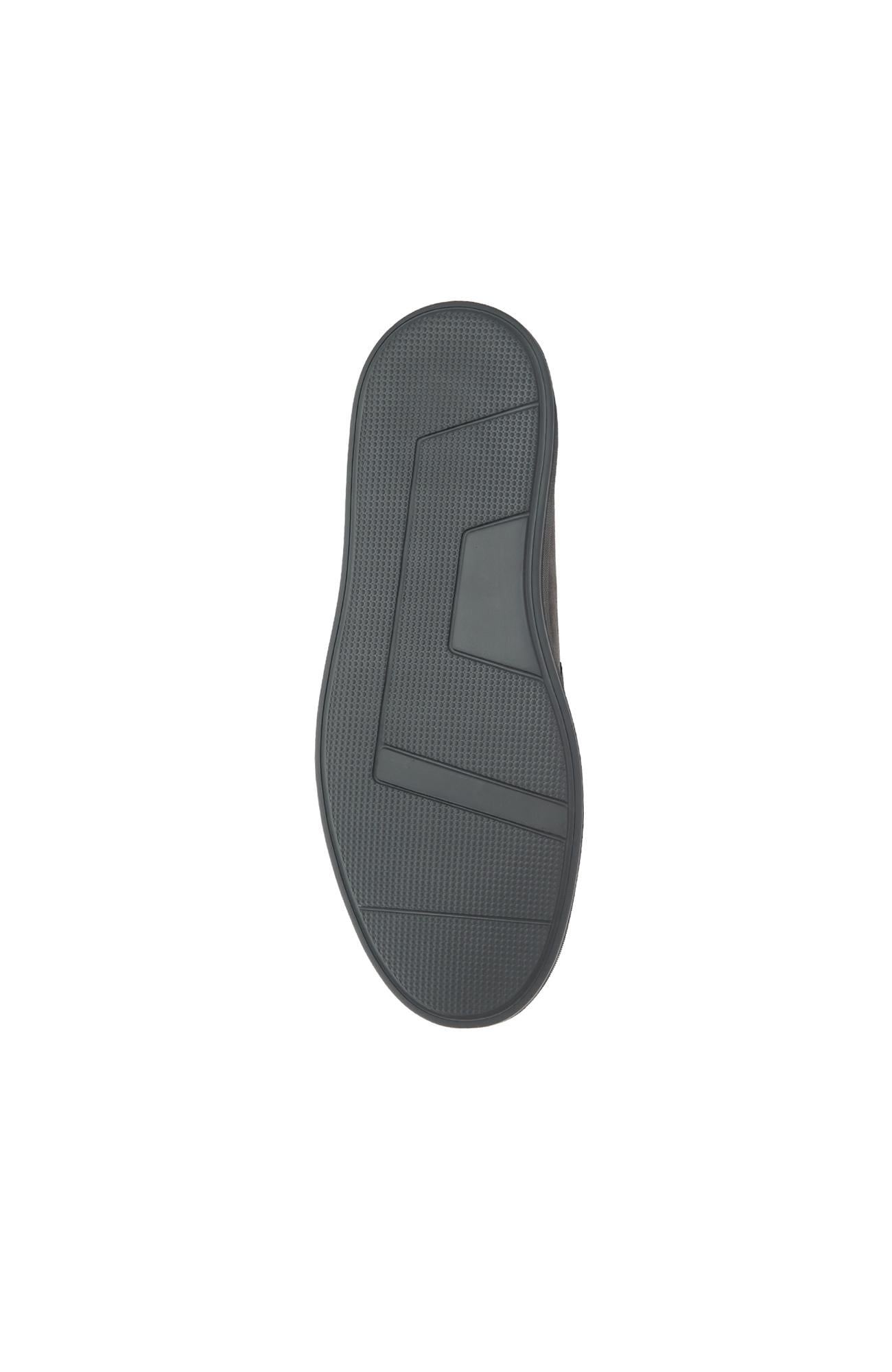 George Hogg Erkek Gri Süet Loafer