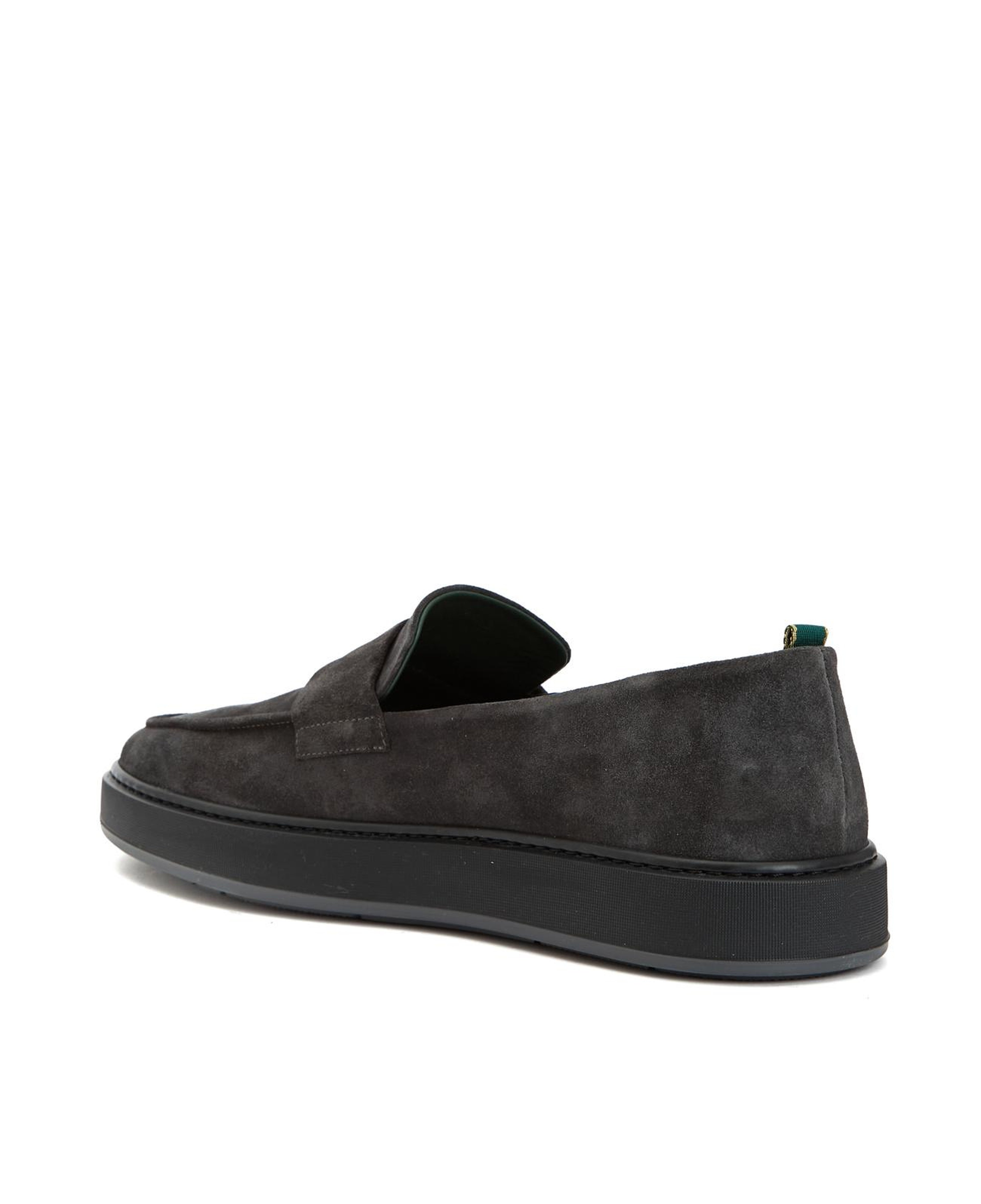 George Hogg Erkek Gri Süet Loafer