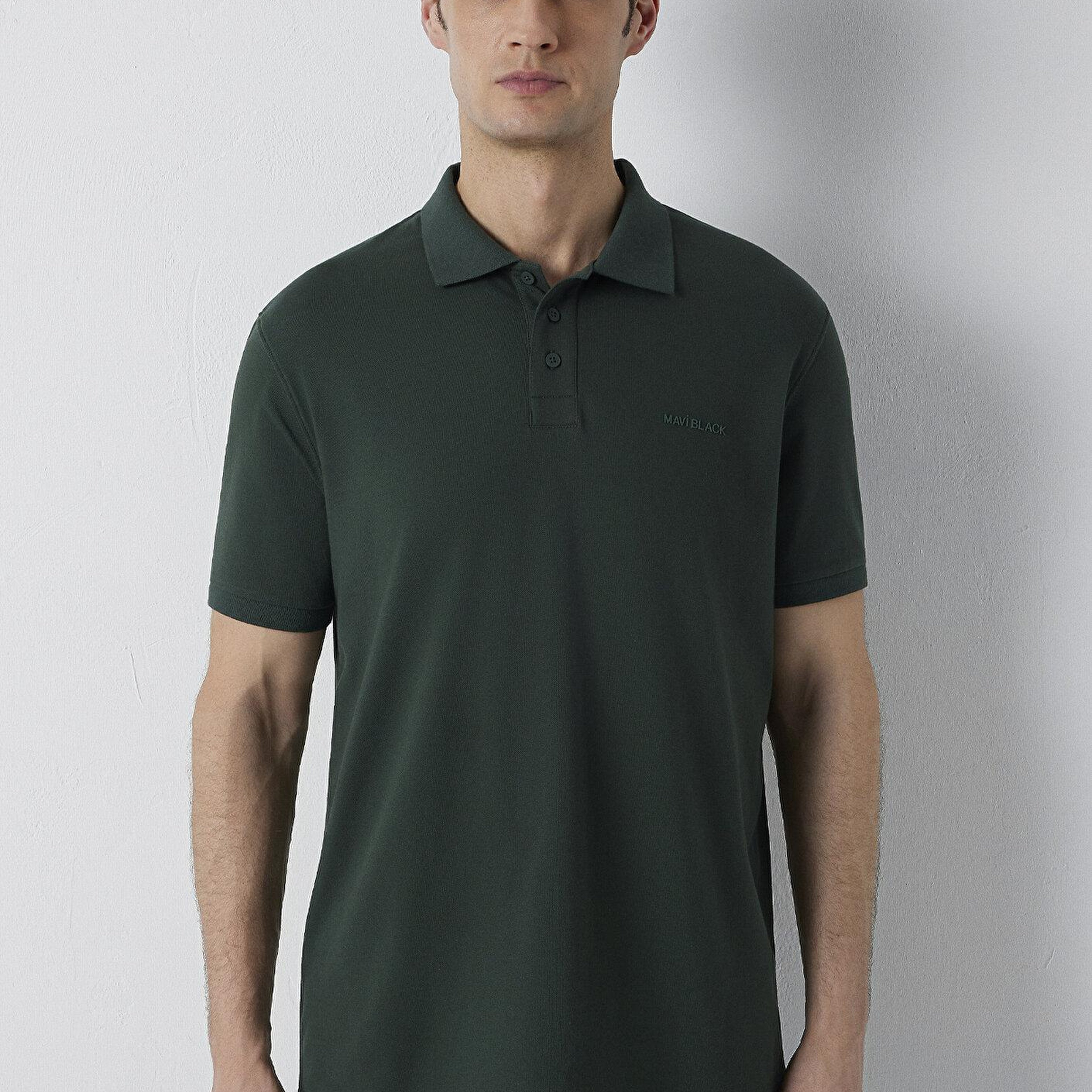 Mavi Mavi Black Yeşil Polo Tişört Regular Fit / Normal Kesim 0613534-71602