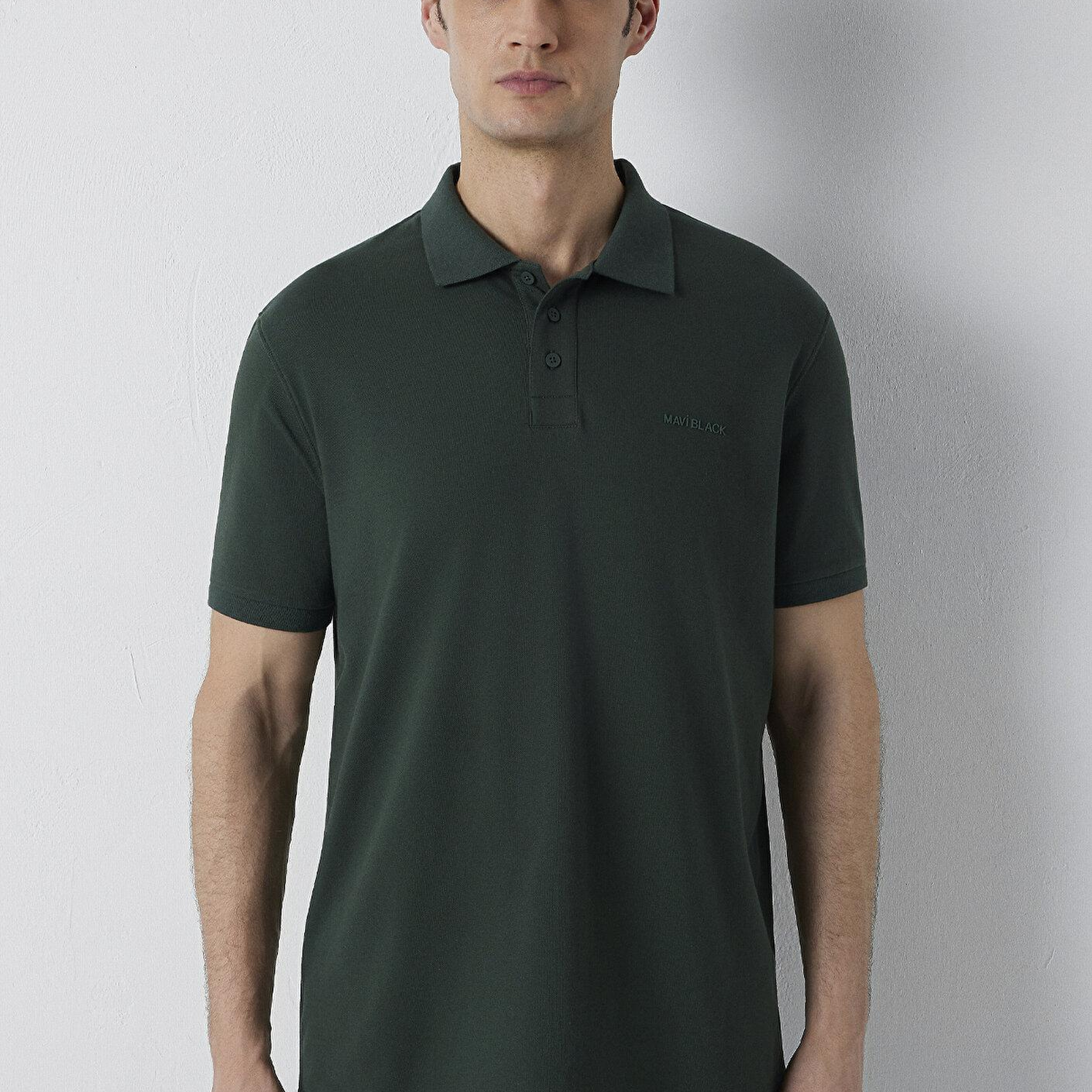 Mavi Mavi Black Yeşil Polo Tişört Regular Fit / Normal Kesim 0613534-71602