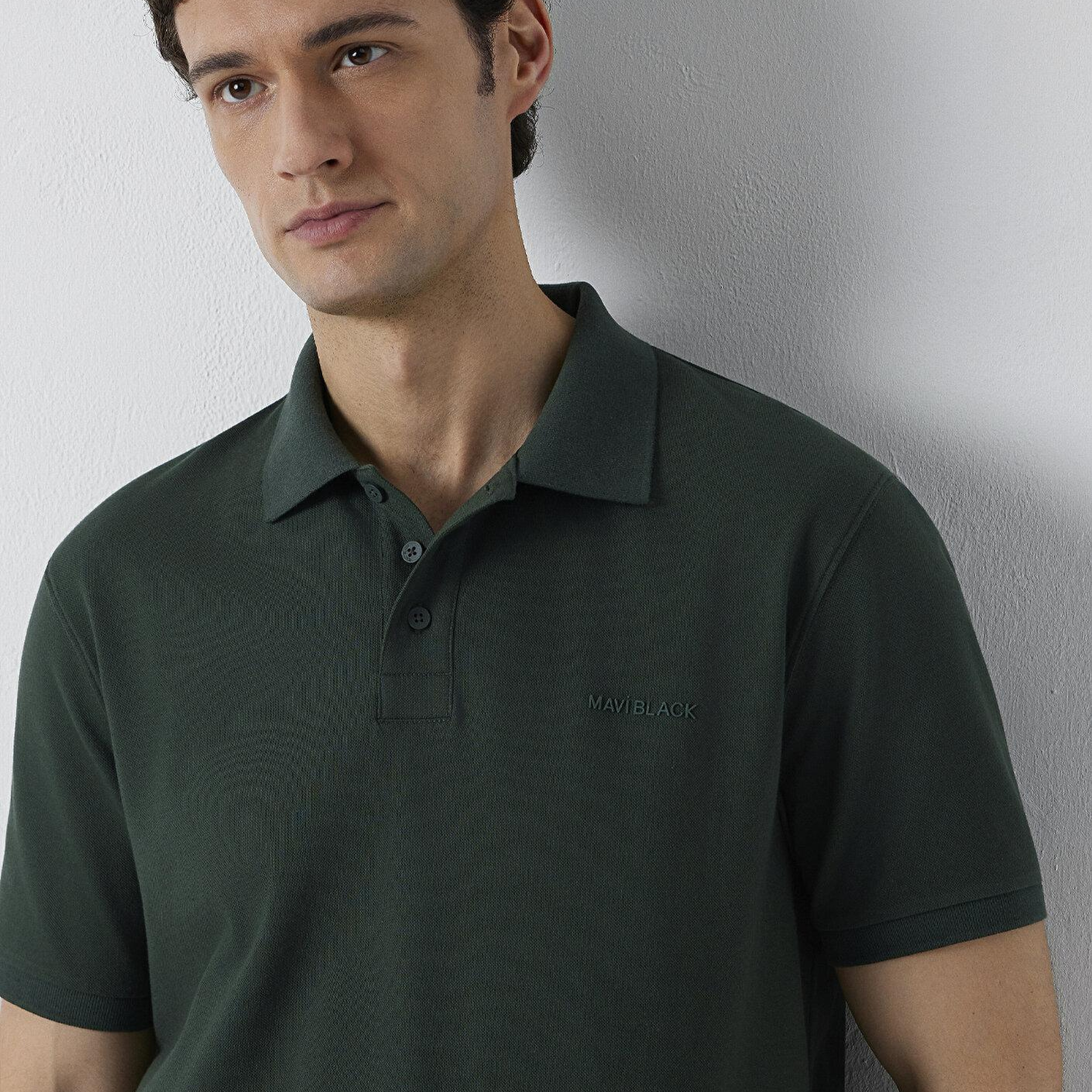 Mavi Mavi Black Yeşil Polo Tişört Regular Fit / Normal Kesim 0613534-71602