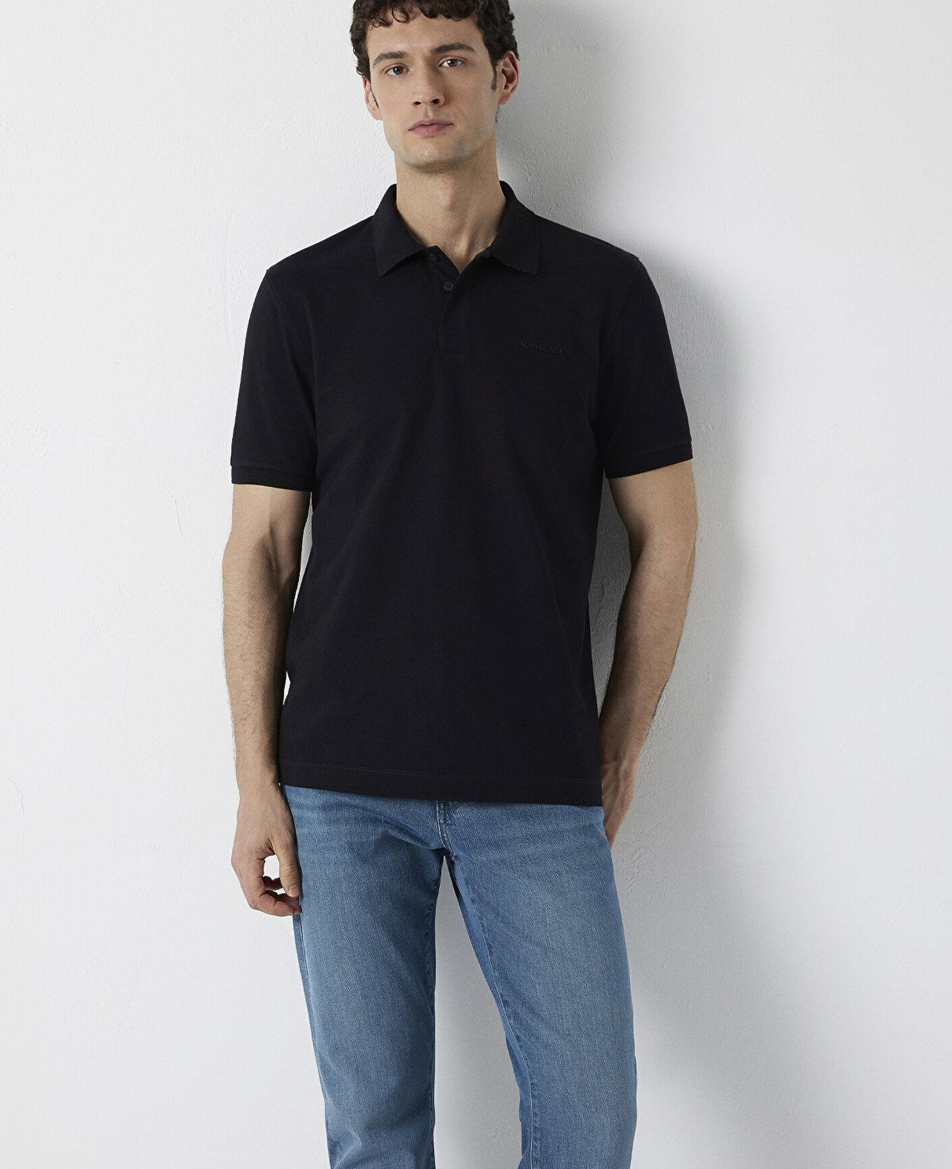 Mavi Mavi Black Siyah Polo Tişört Regular Fit / Normal Kesim 0613534-900