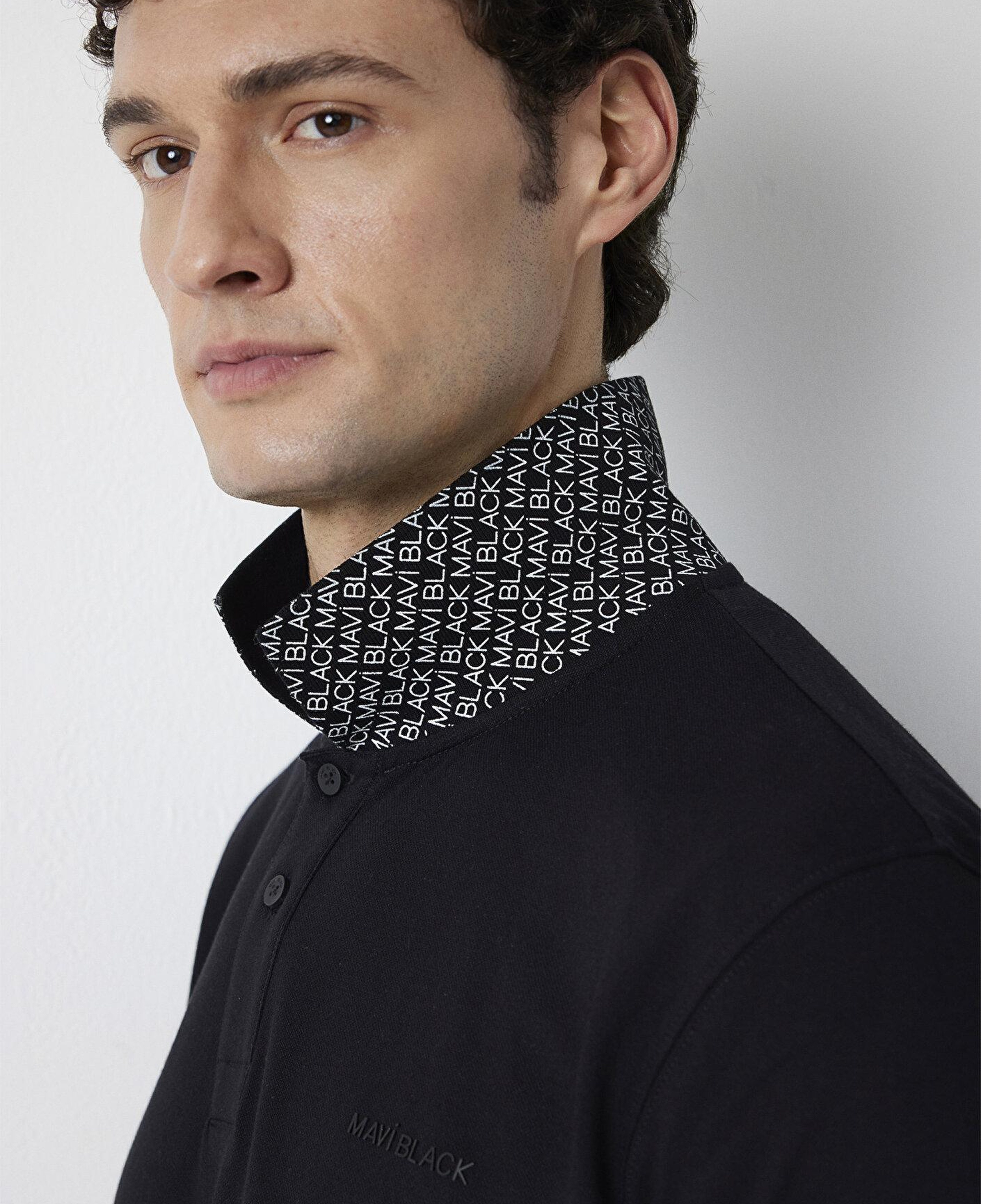 Mavi Mavi Black Siyah Polo Tişört Regular Fit / Normal Kesim 0613534-900