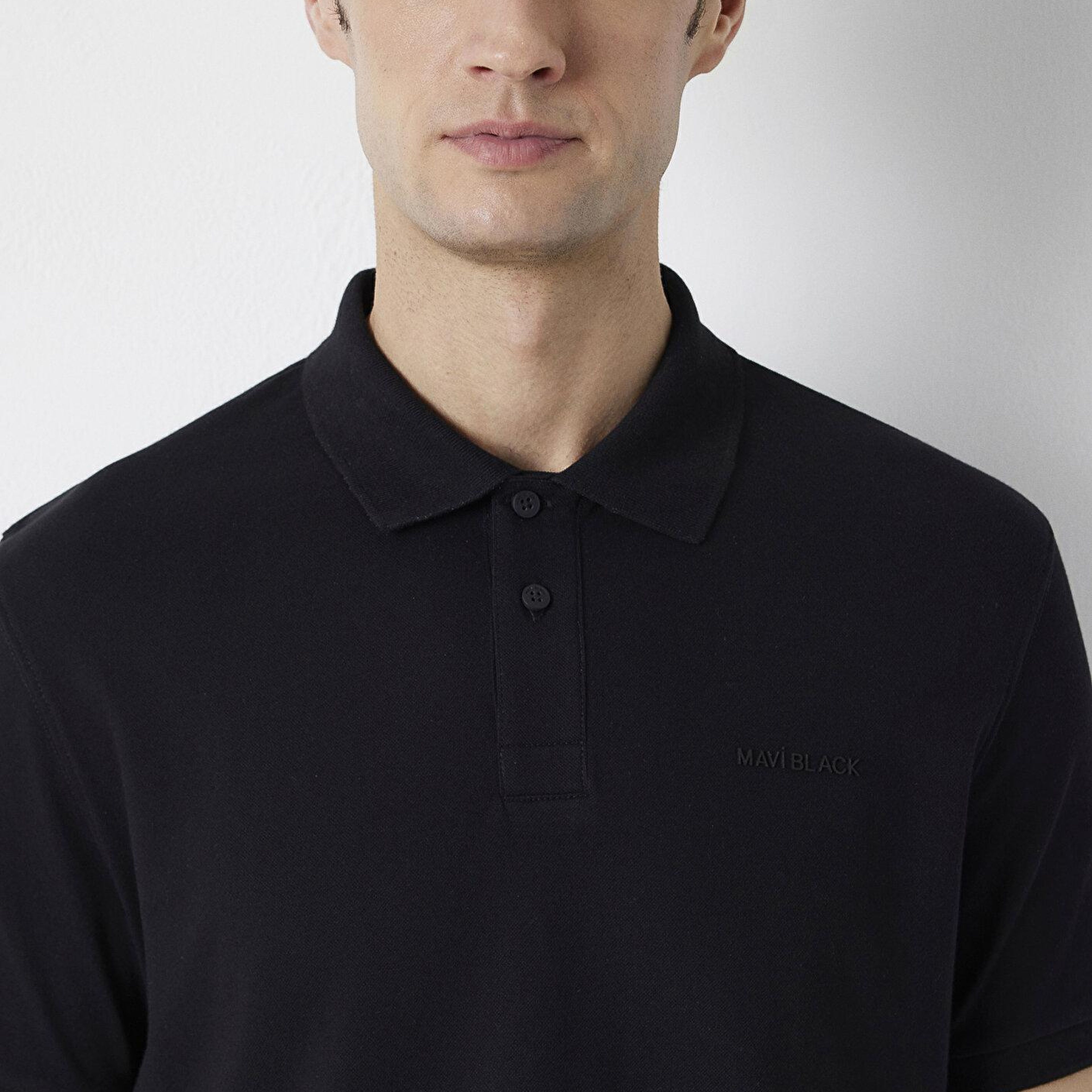 Mavi Mavi Black Siyah Polo Tişört Regular Fit / Normal Kesim 0613534-900