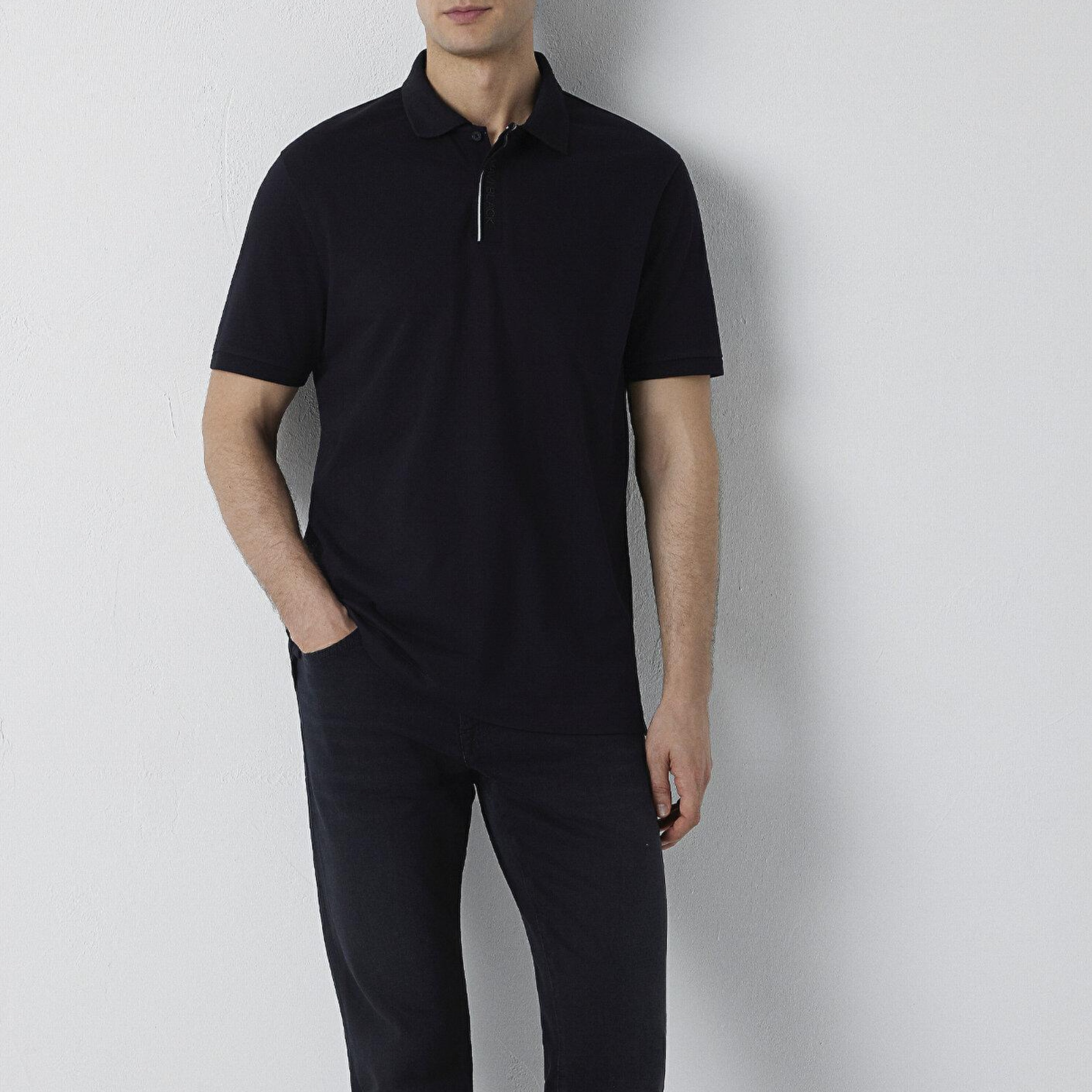 Mavi Siyah Polo Tişört Regular Fit / Normal Kesim 0620155-900