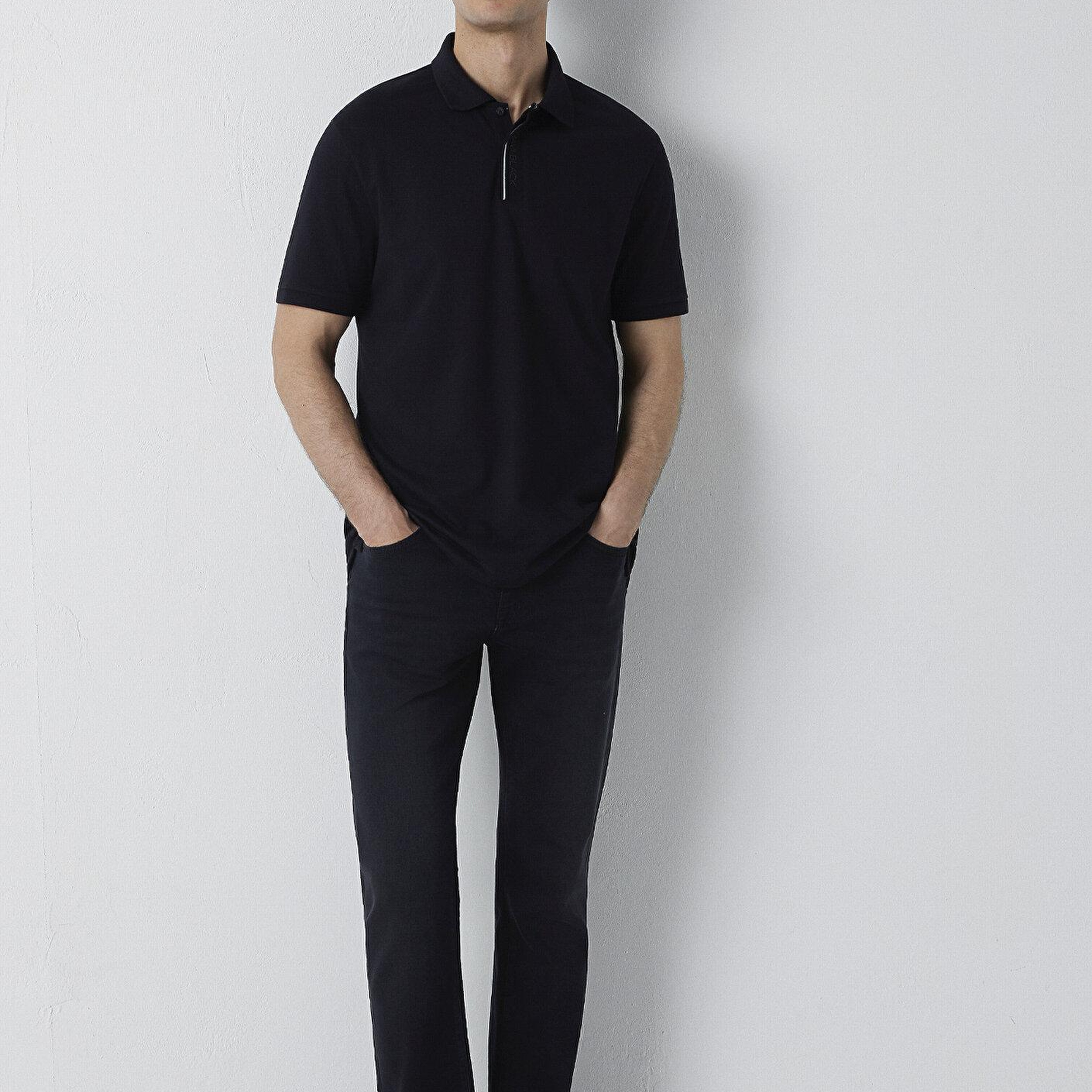 Mavi Siyah Polo Tişört Regular Fit / Normal Kesim 0620155-900