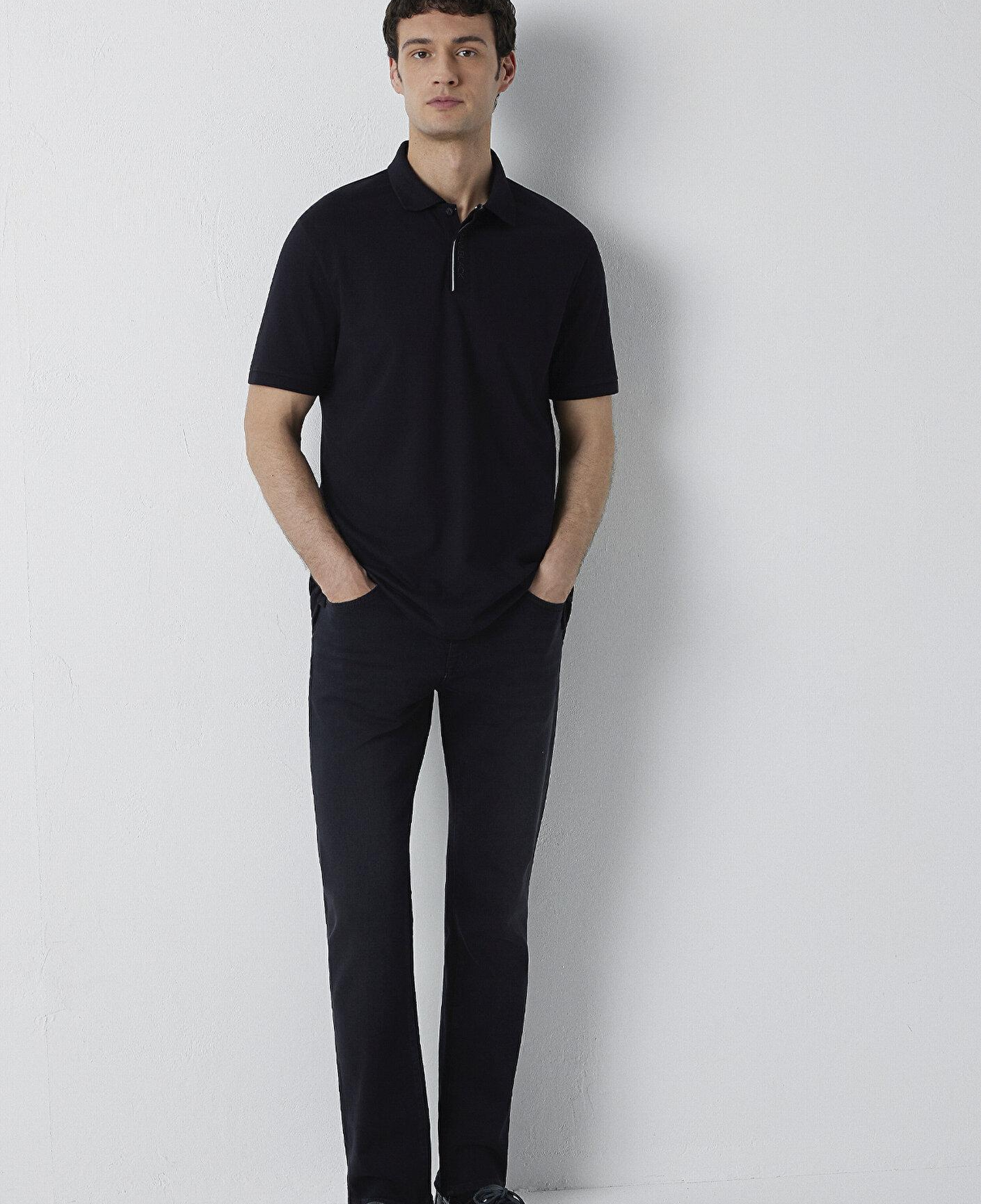 Mavi Siyah Polo Tişört Regular Fit / Normal Kesim 0620155-900