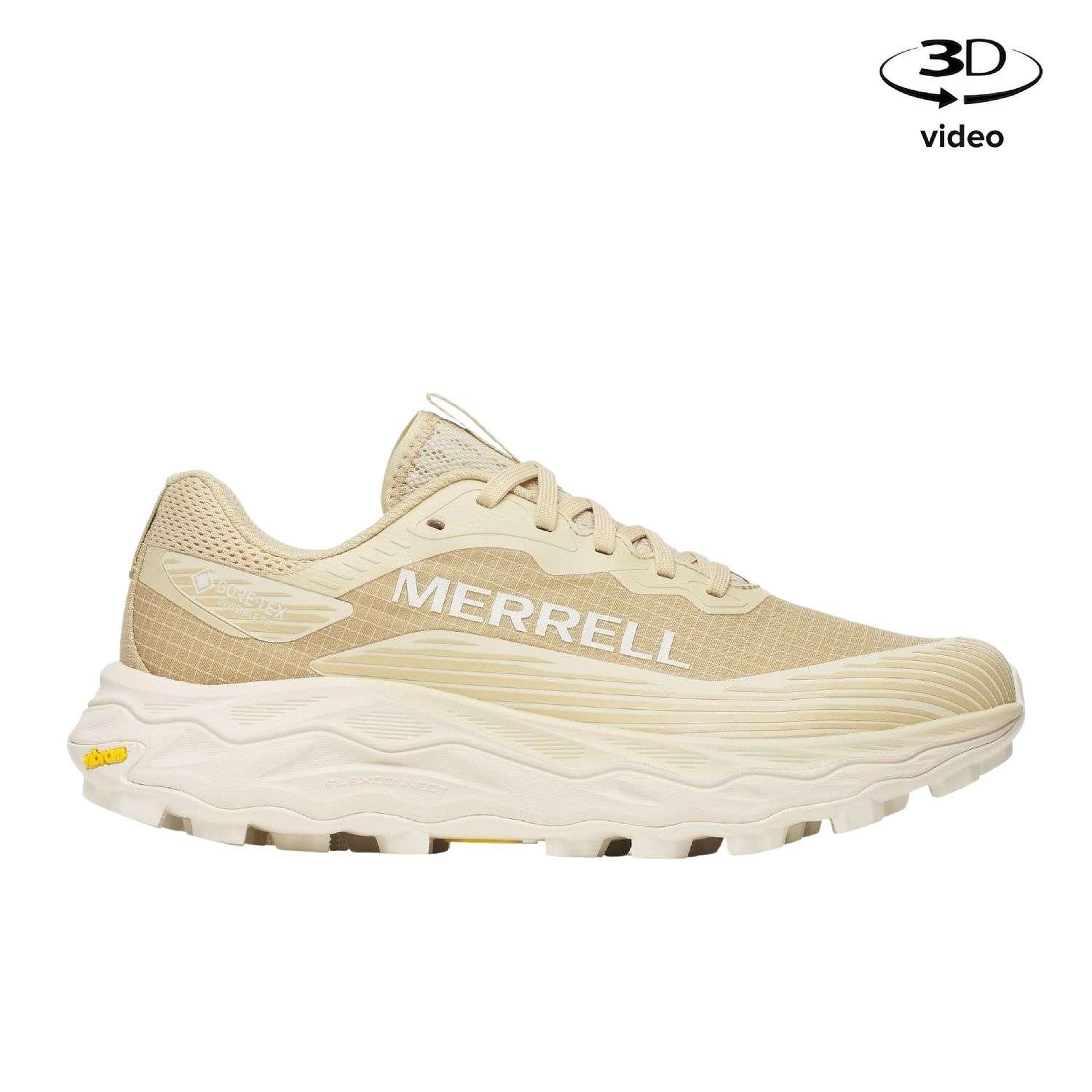 Merrell Agility Peak 6 Gore-Tex Kadın Bej Patika Koşusu Ayakkabısı