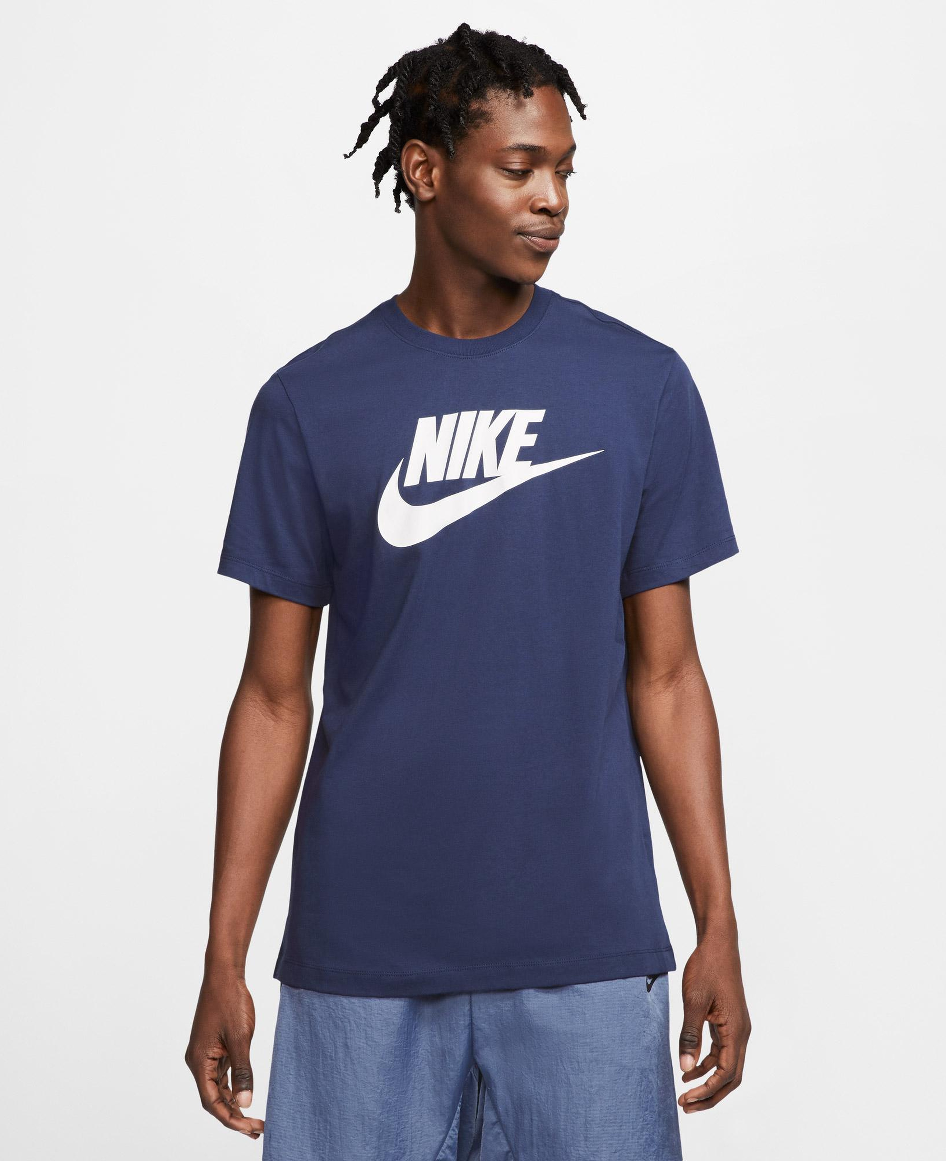 Nike Sportswear Icon Futura Erkek Lacivert T-Shirt