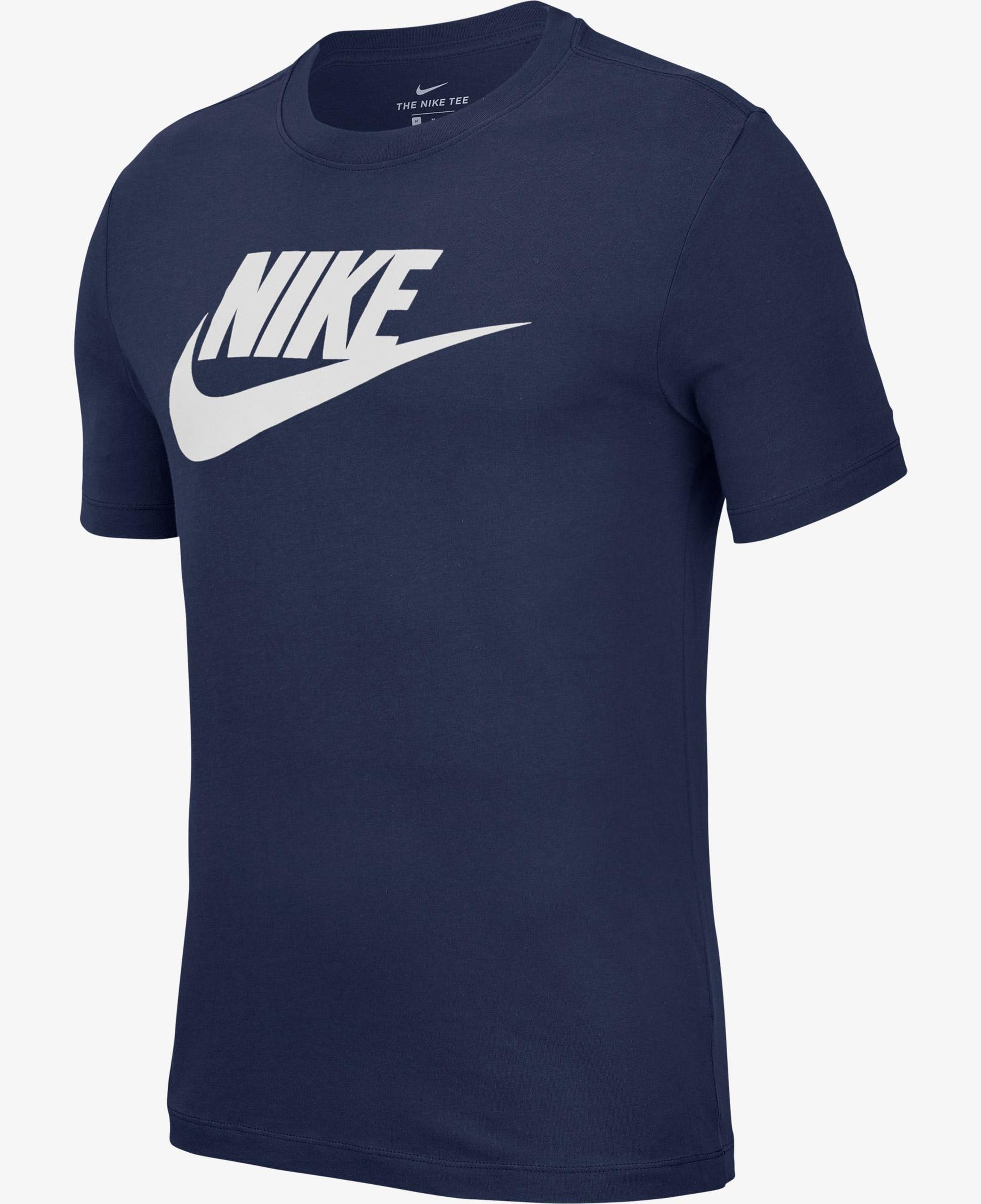 Nike Sportswear Icon Futura Erkek Lacivert T-Shirt