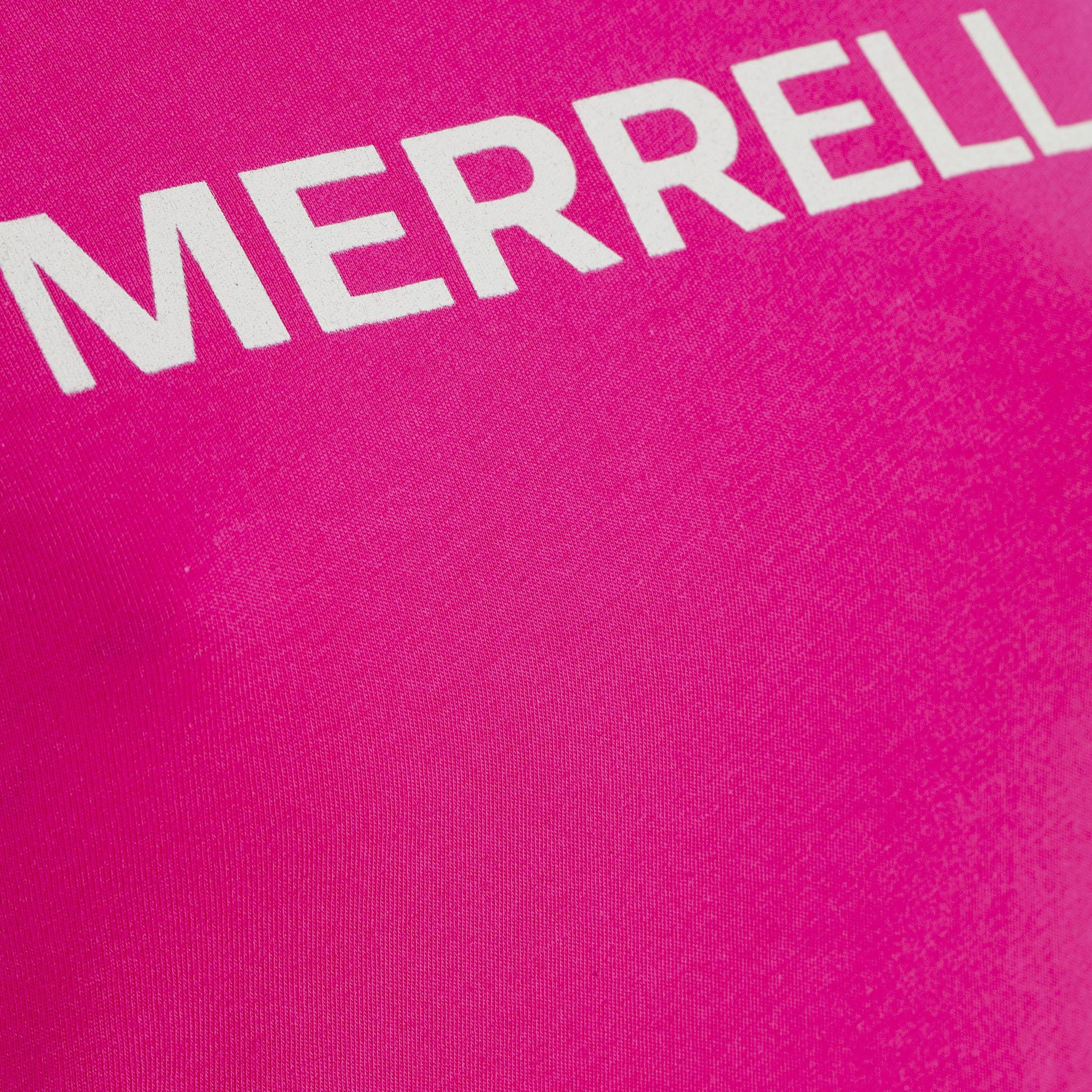 Merrell Logo F Kadın Pembe Tişört
