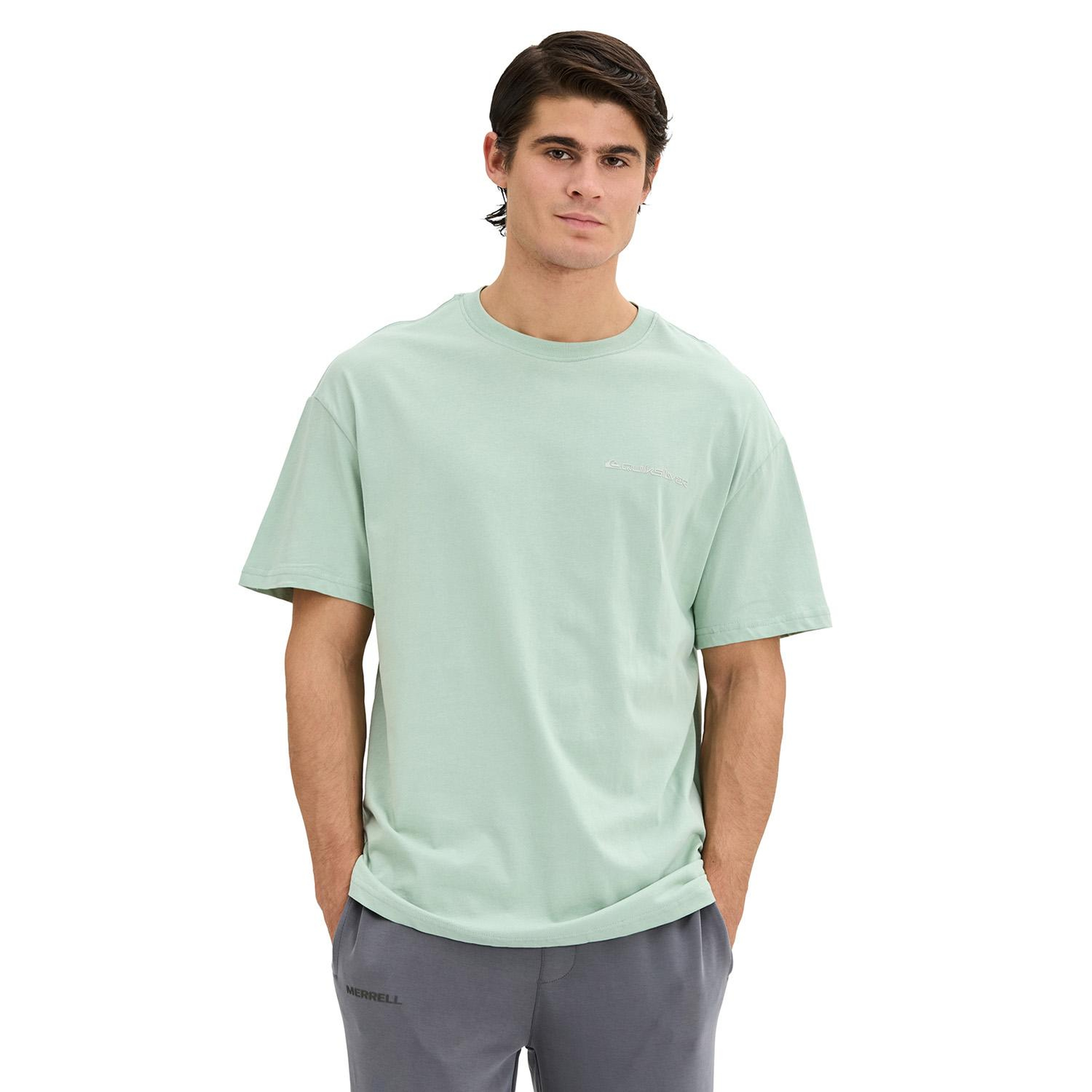 Quıksılver Touchdown Tee Erkek Yeşil T-Shirt