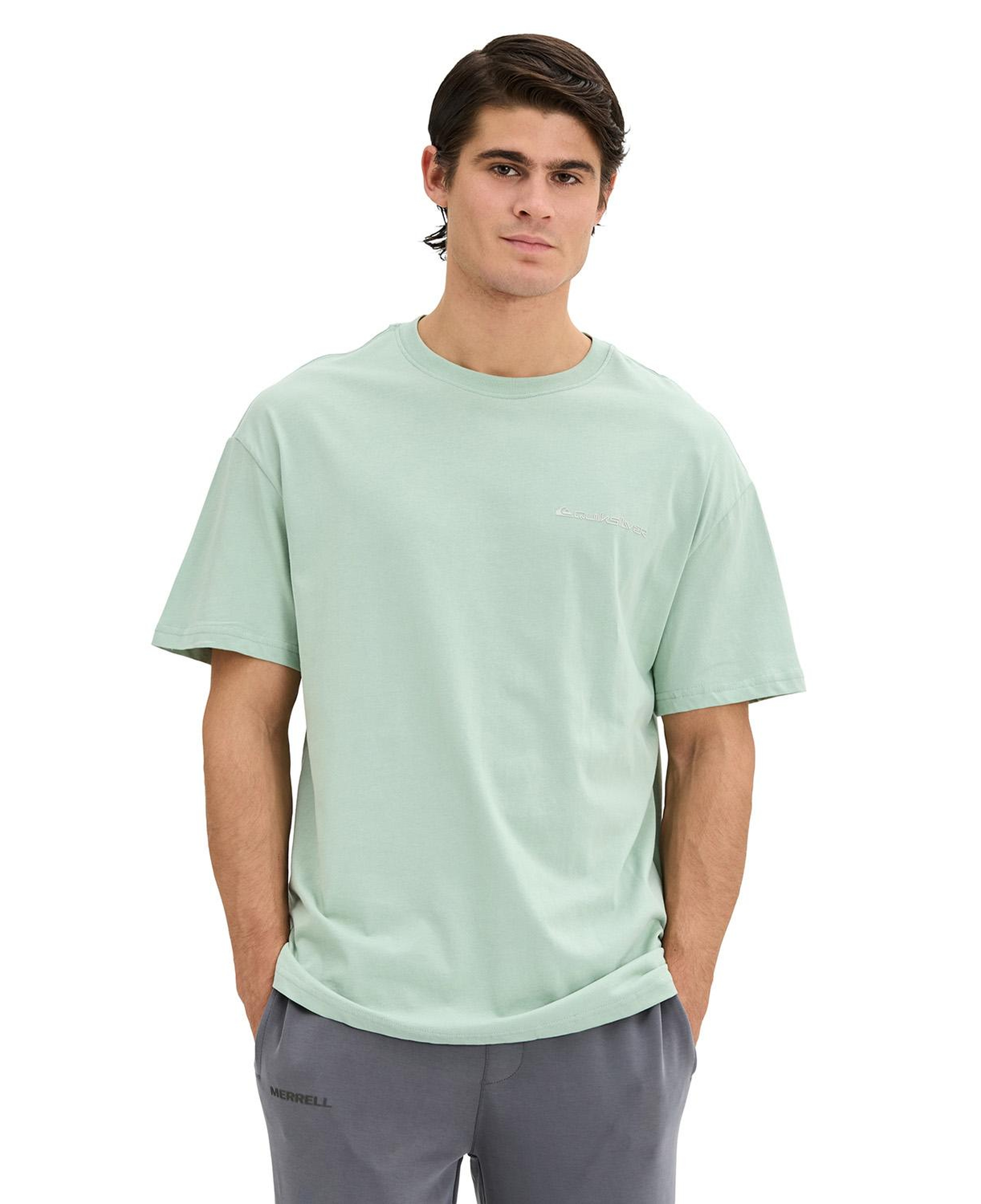 Quıksılver Touchdown Tee Erkek Yeşil T-Shirt