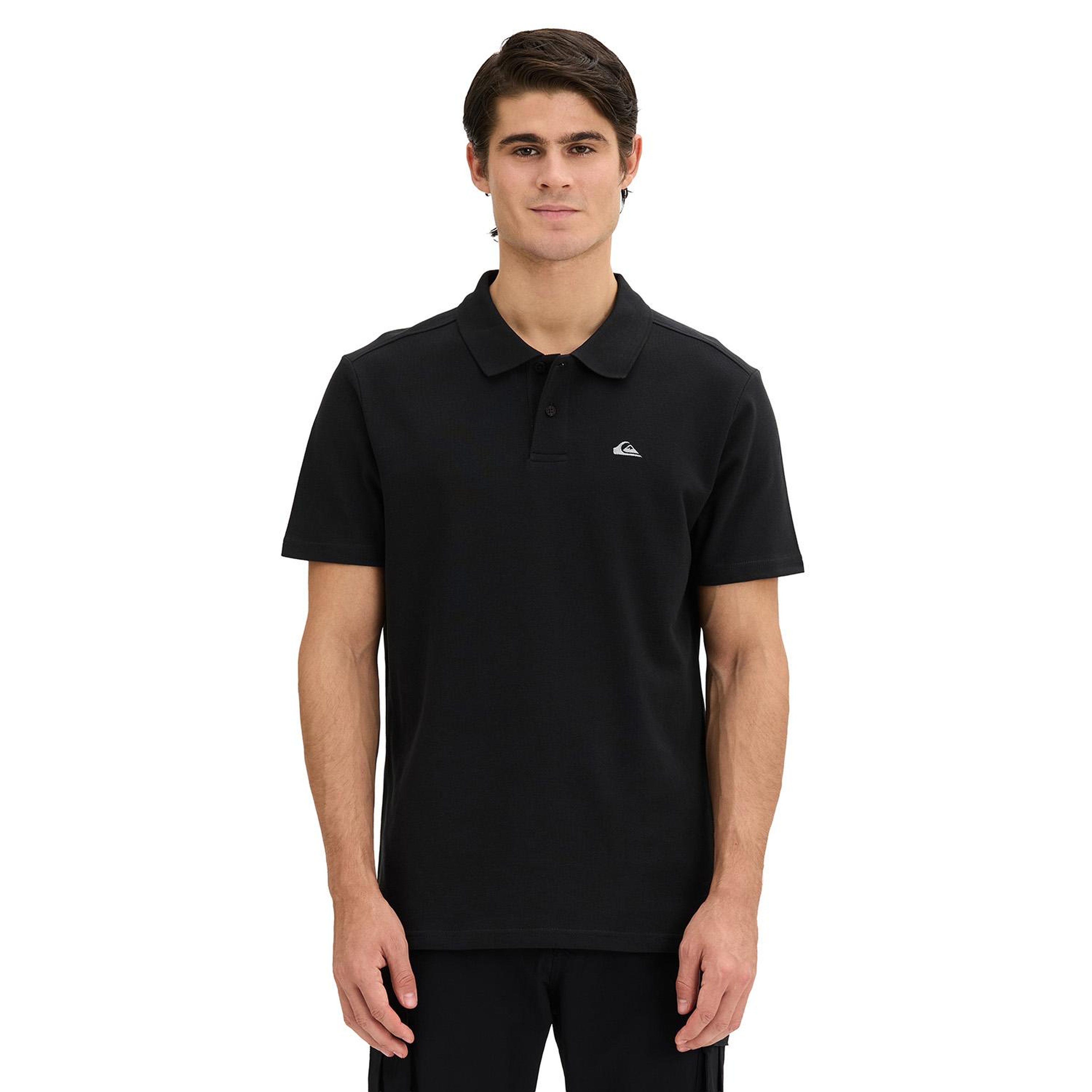 Quıksılver Pınnacle Polo Erkek Siyah Polo T-Shirt