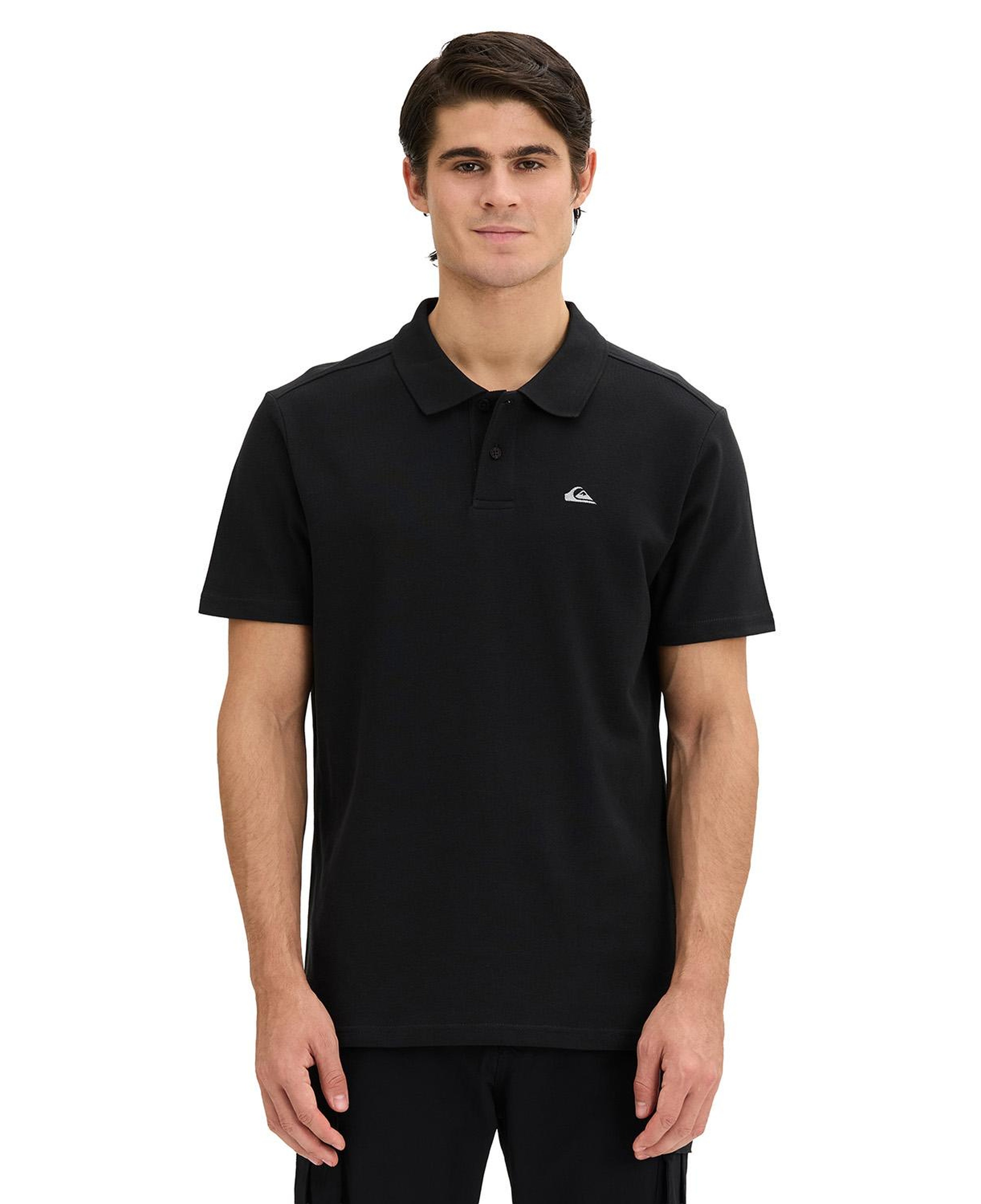 Quıksılver Pınnacle Polo Erkek Siyah Polo T-Shirt