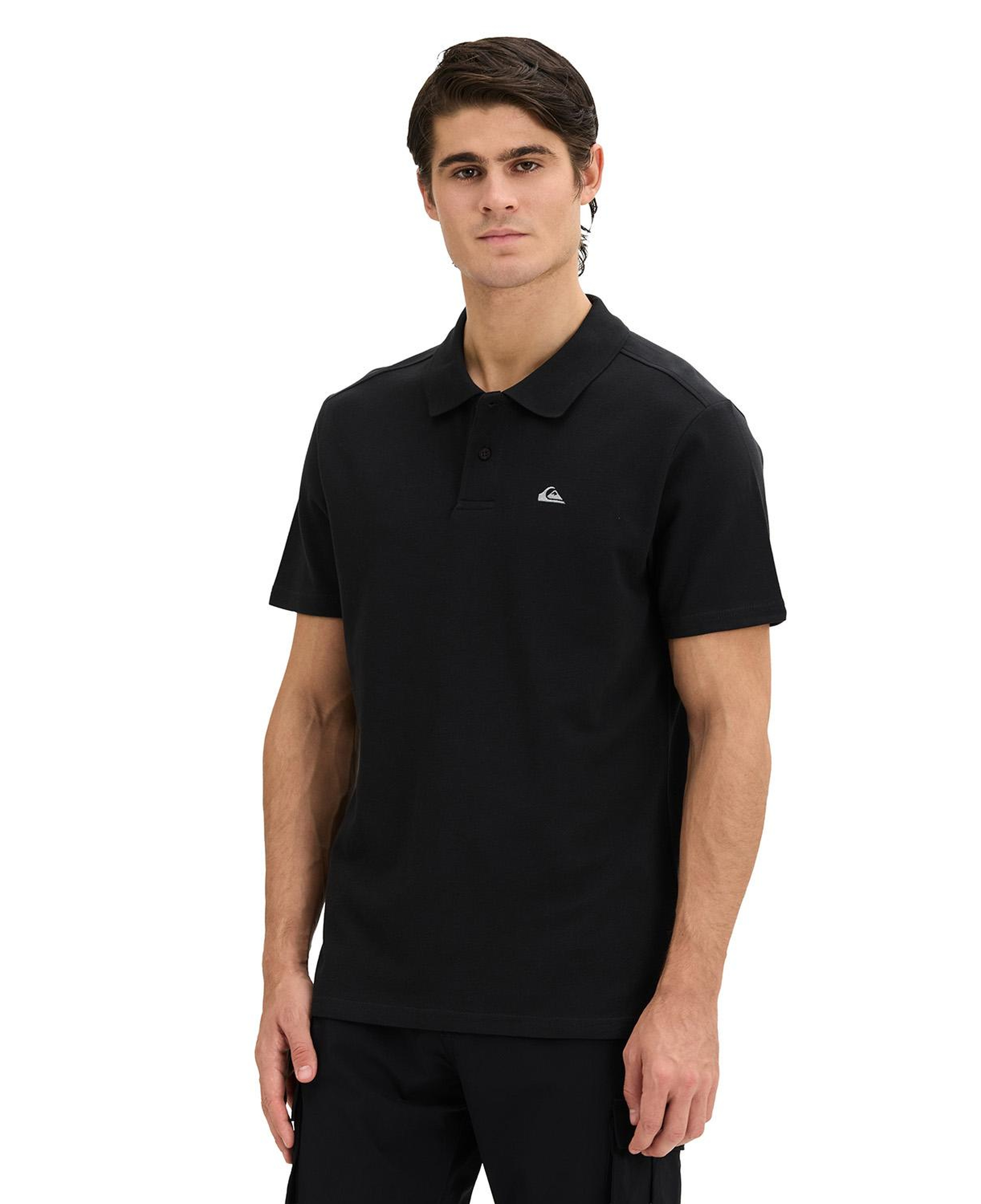 Quıksılver Pınnacle Polo Erkek Siyah Polo T-Shirt
