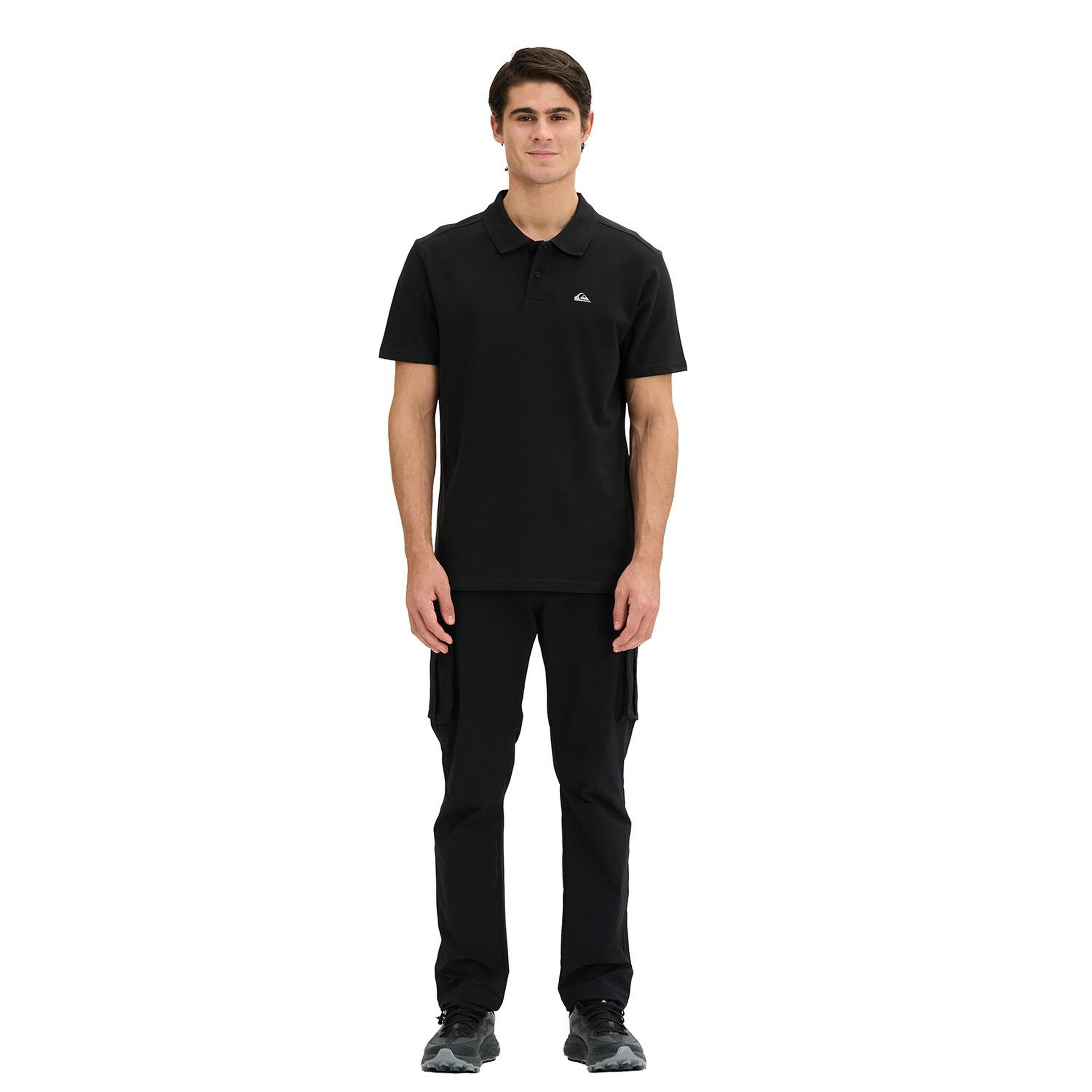 Quıksılver Pınnacle Polo Erkek Siyah Polo T-Shirt
