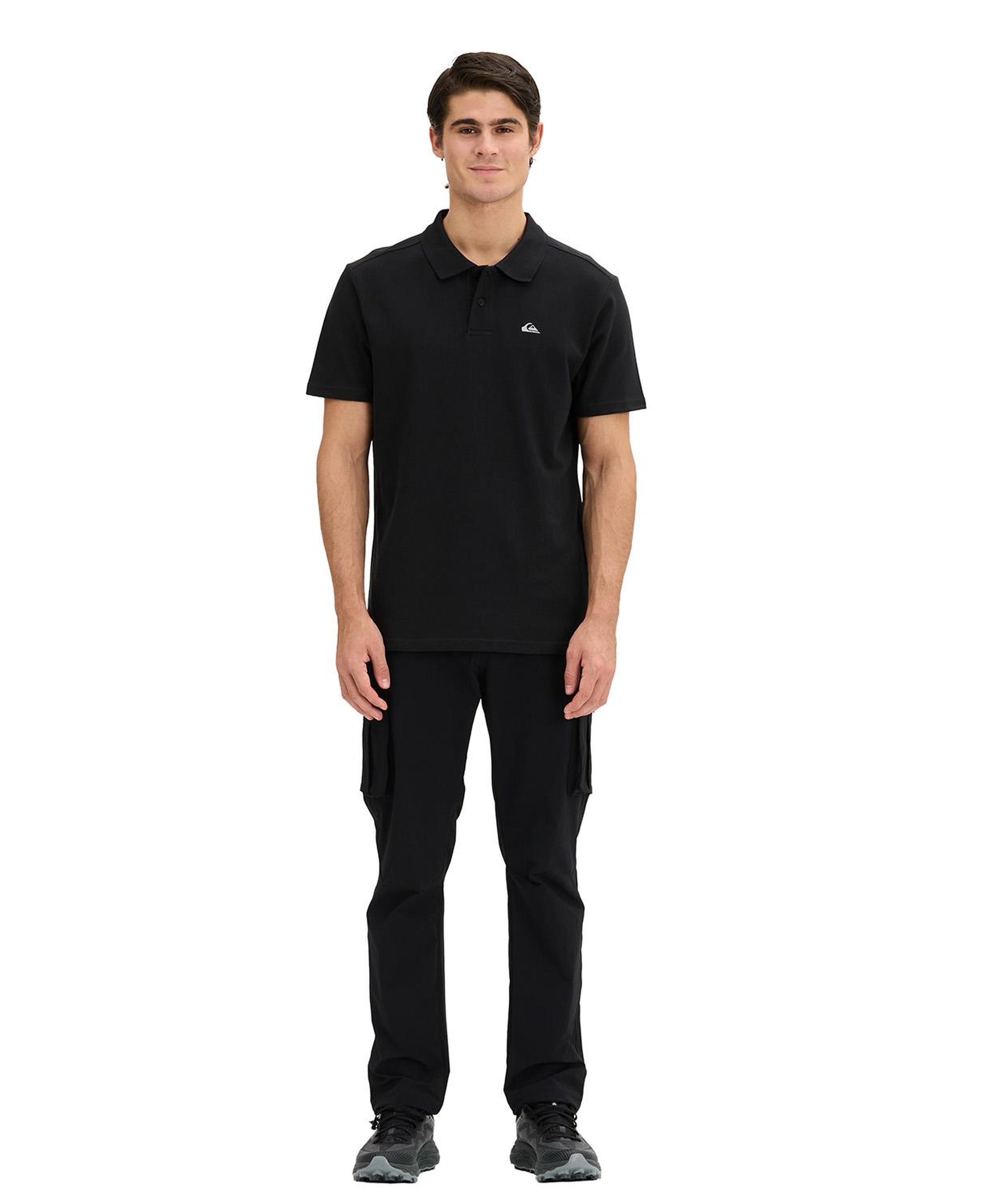 Quıksılver Pınnacle Polo Erkek Siyah Polo T-Shirt