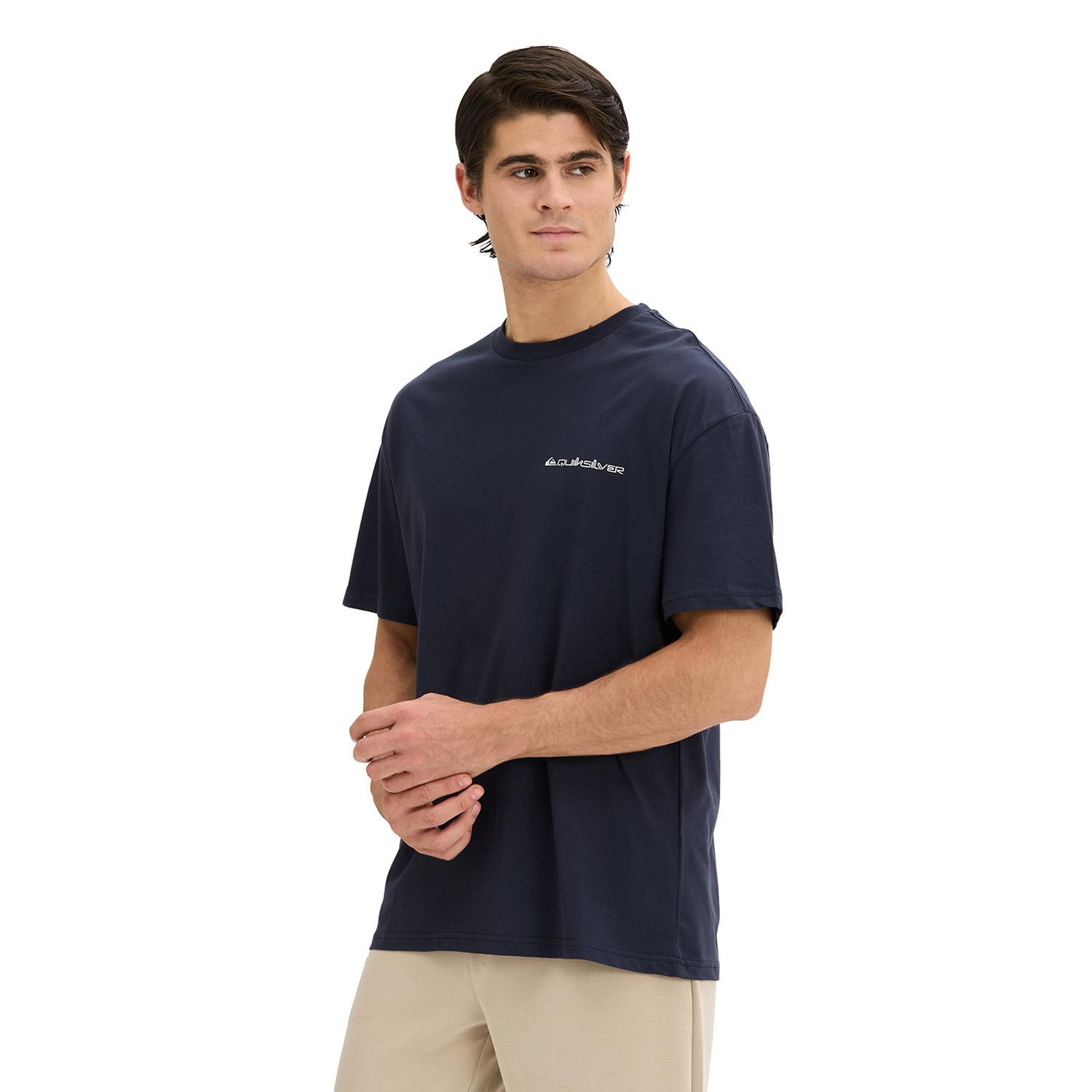 Quıksılver Touchdown Tee Erkek Lacivert T-Shirt
