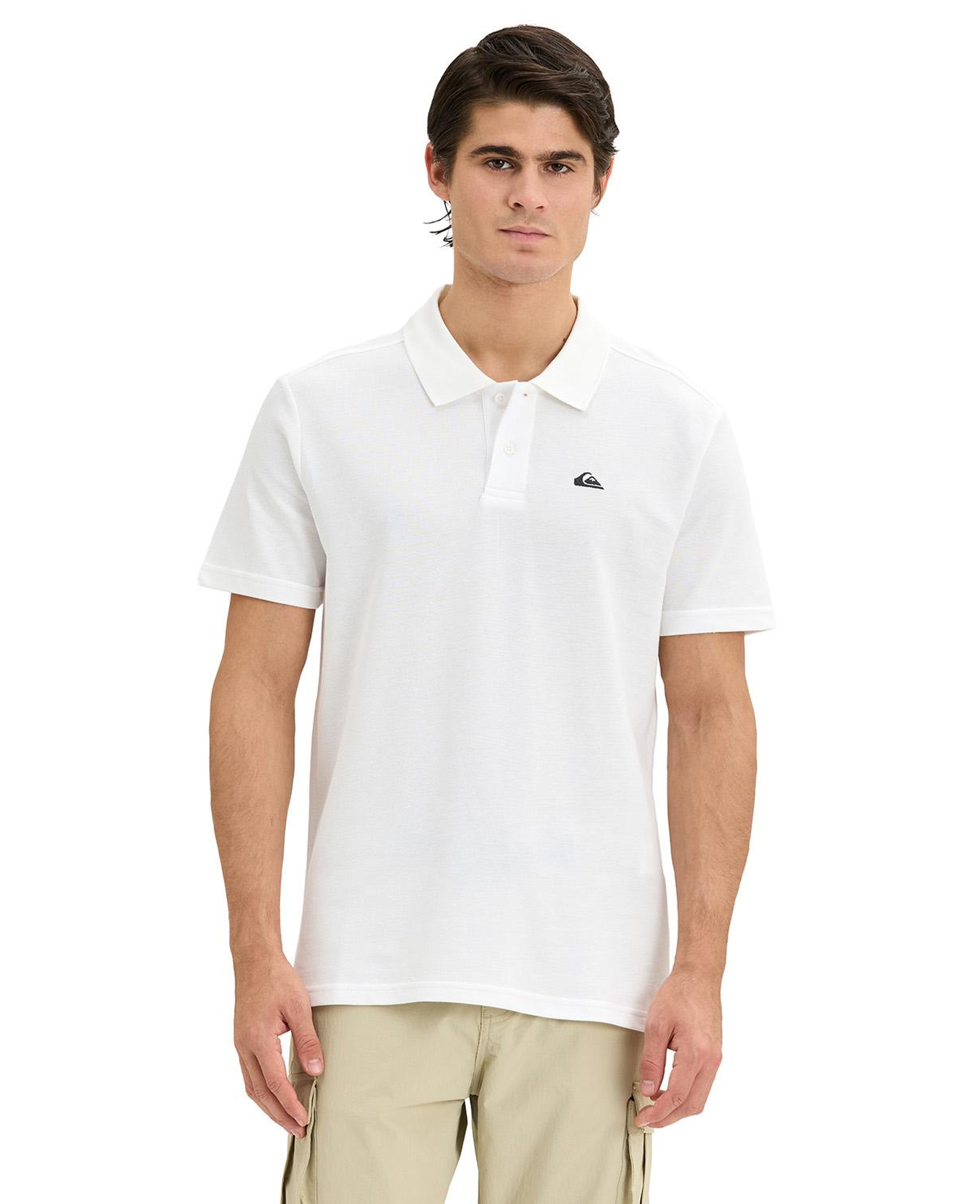 Quıksılver Pınnacle Polo Erkek Beyaz Polo T-Shirt