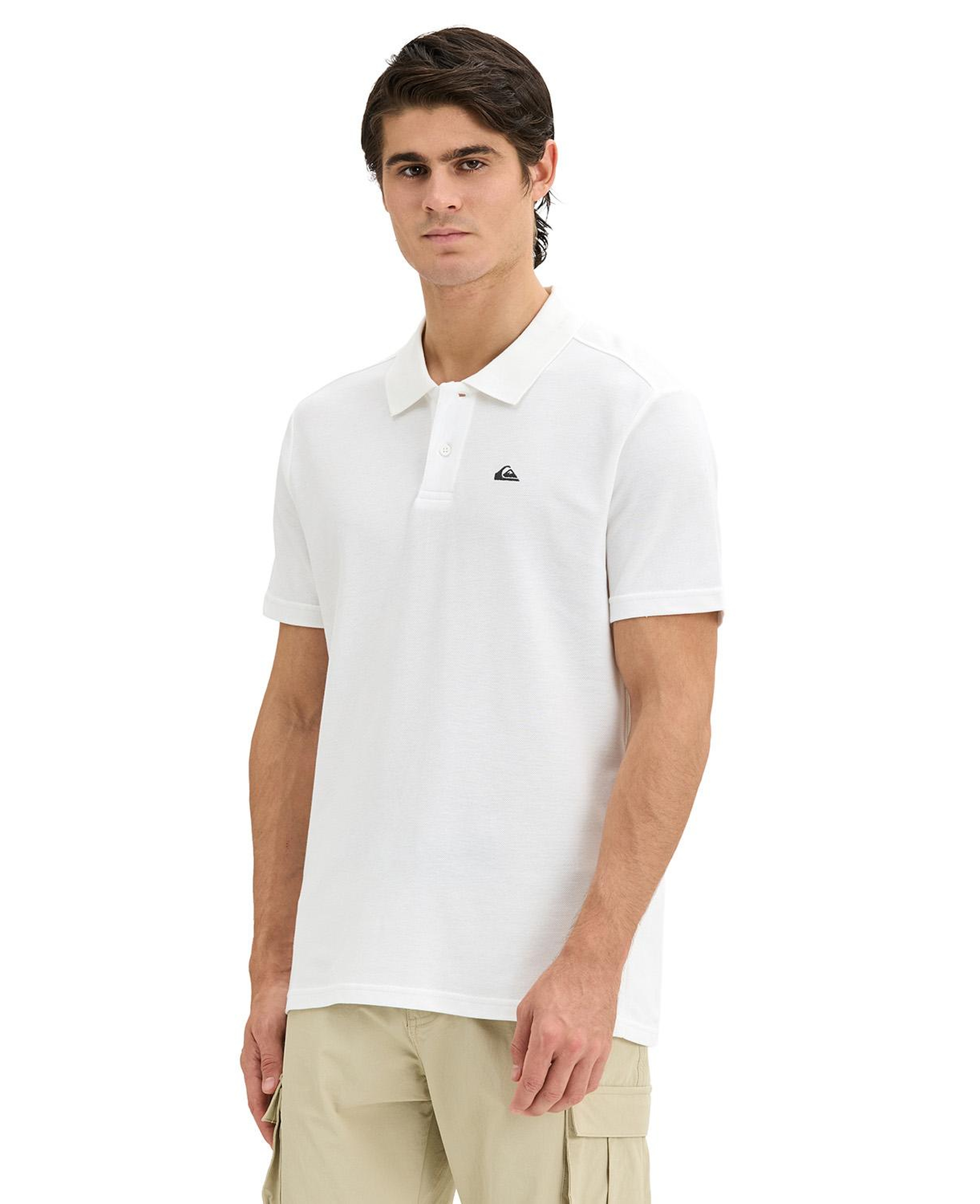 Quıksılver Pınnacle Polo Erkek Beyaz Polo T-Shirt
