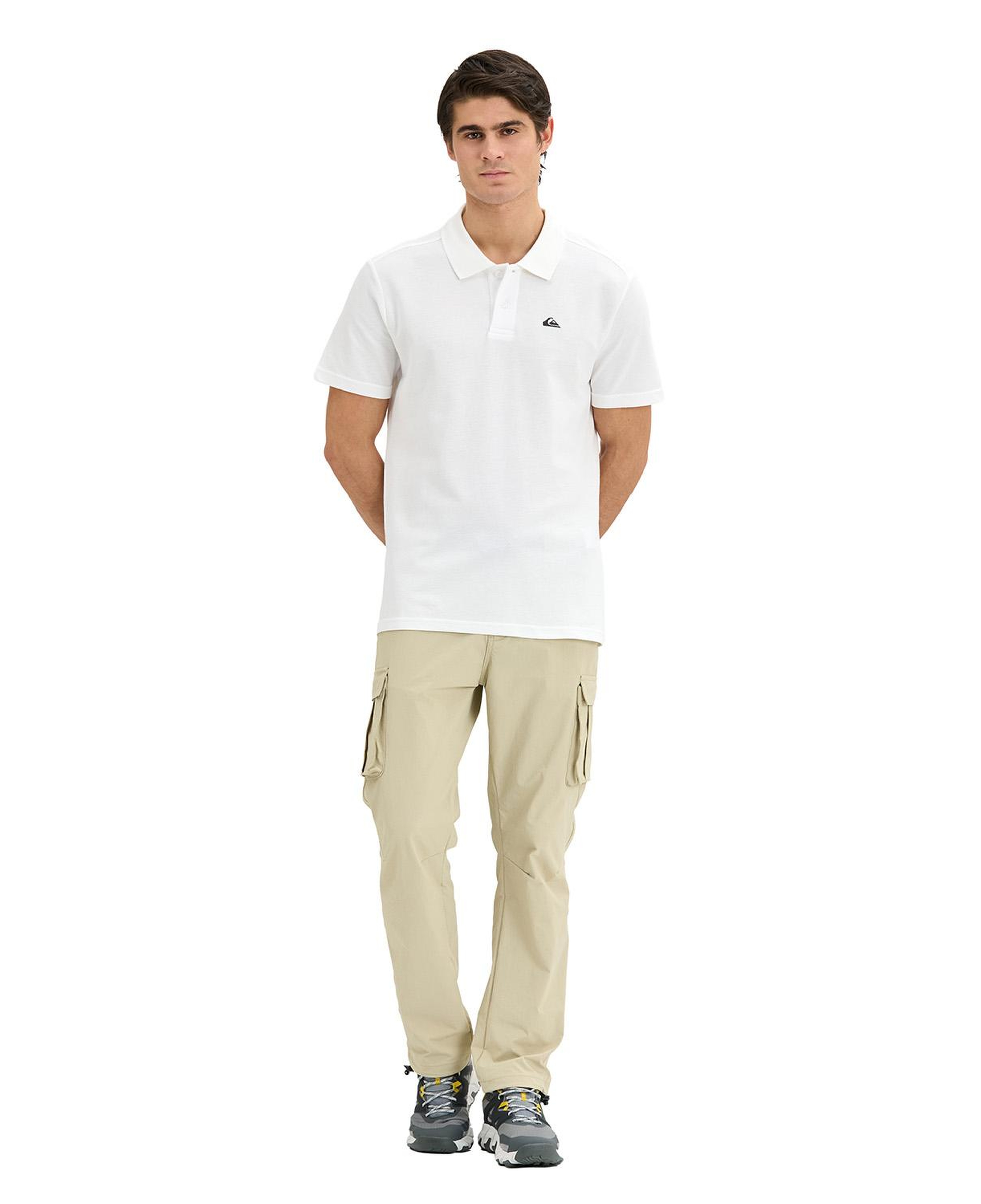 Quıksılver Pınnacle Polo Erkek Beyaz Polo T-Shirt