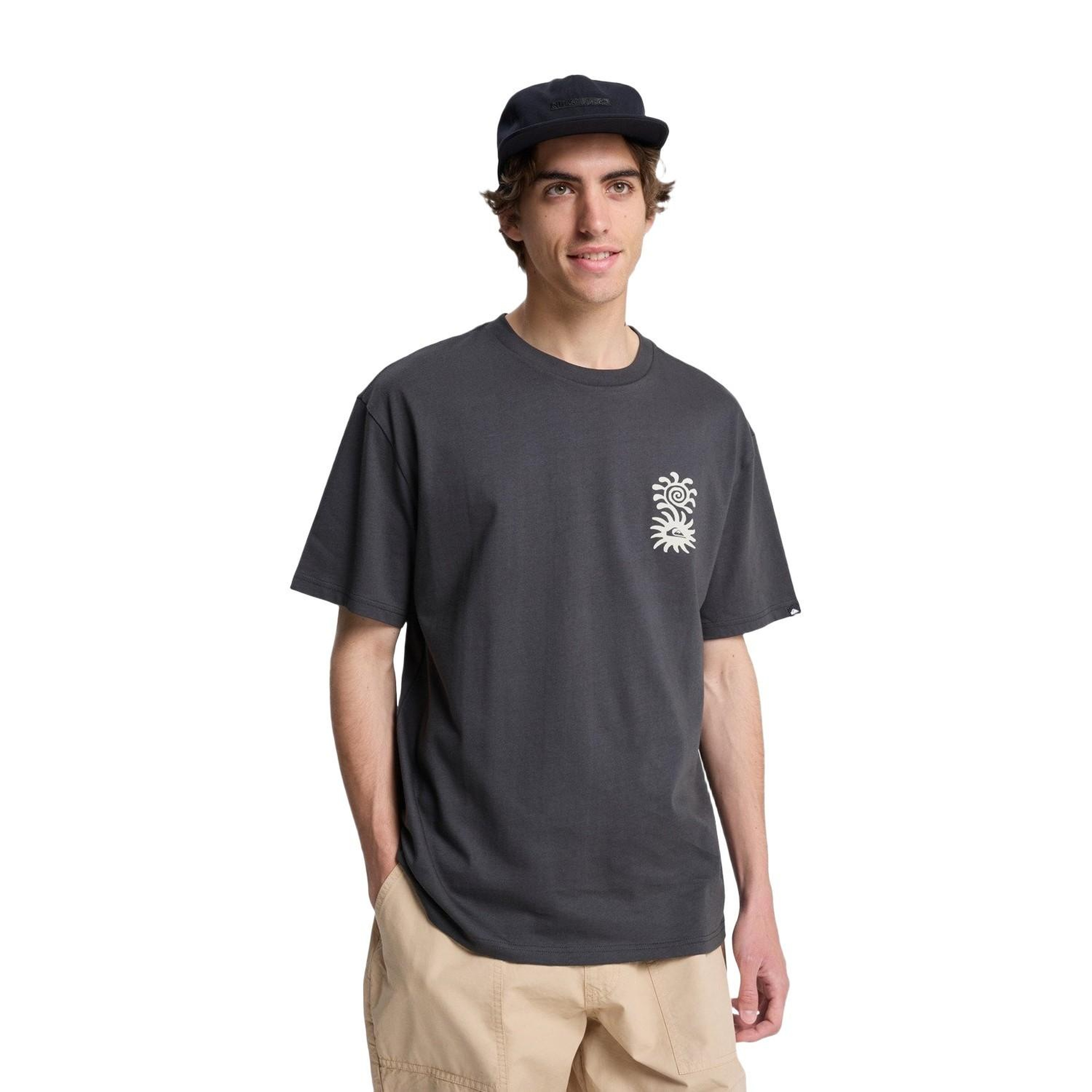 Quiksilver Evo Blossom Of Erkek Siyah Tişört