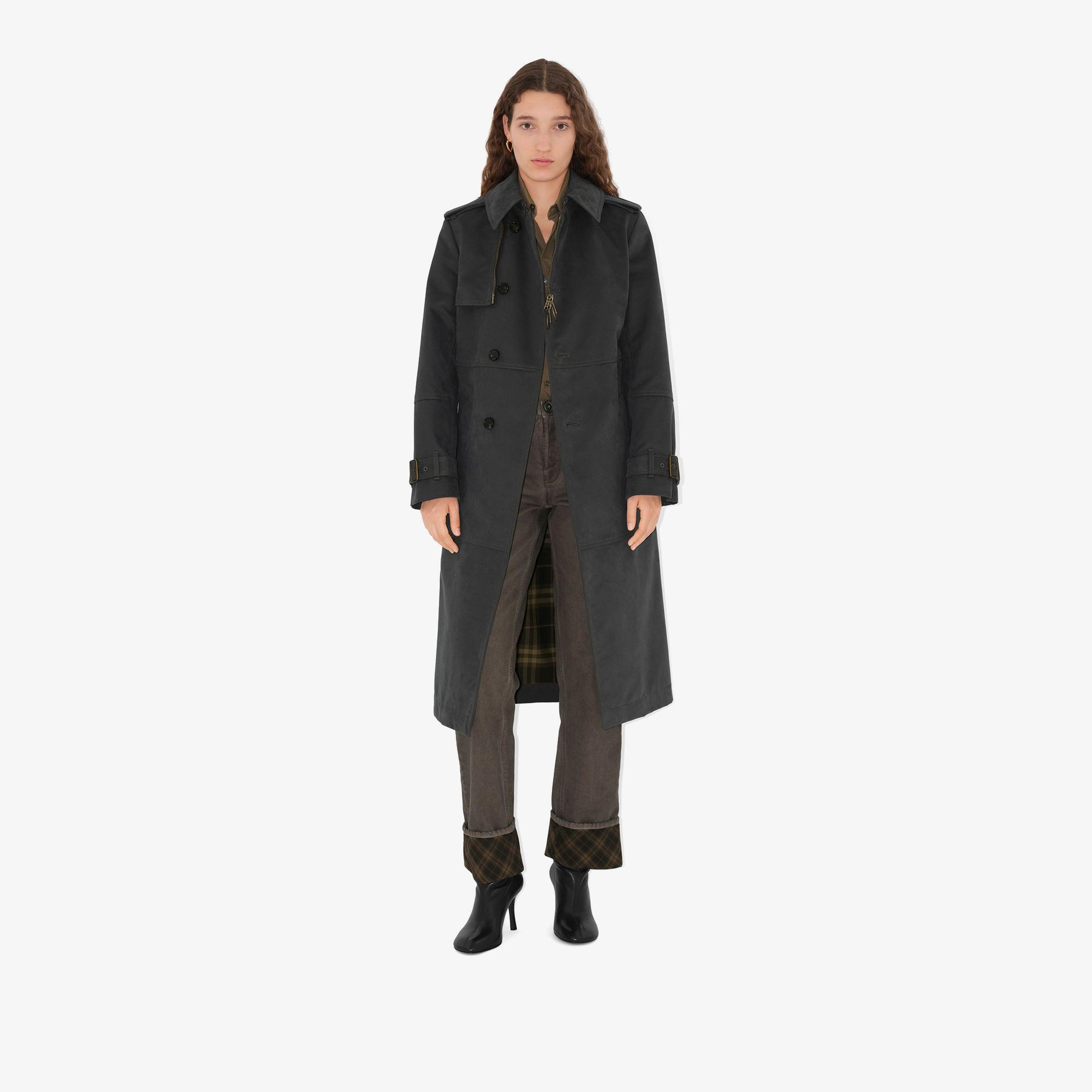 Burberry Kadın Siyah Pardesu