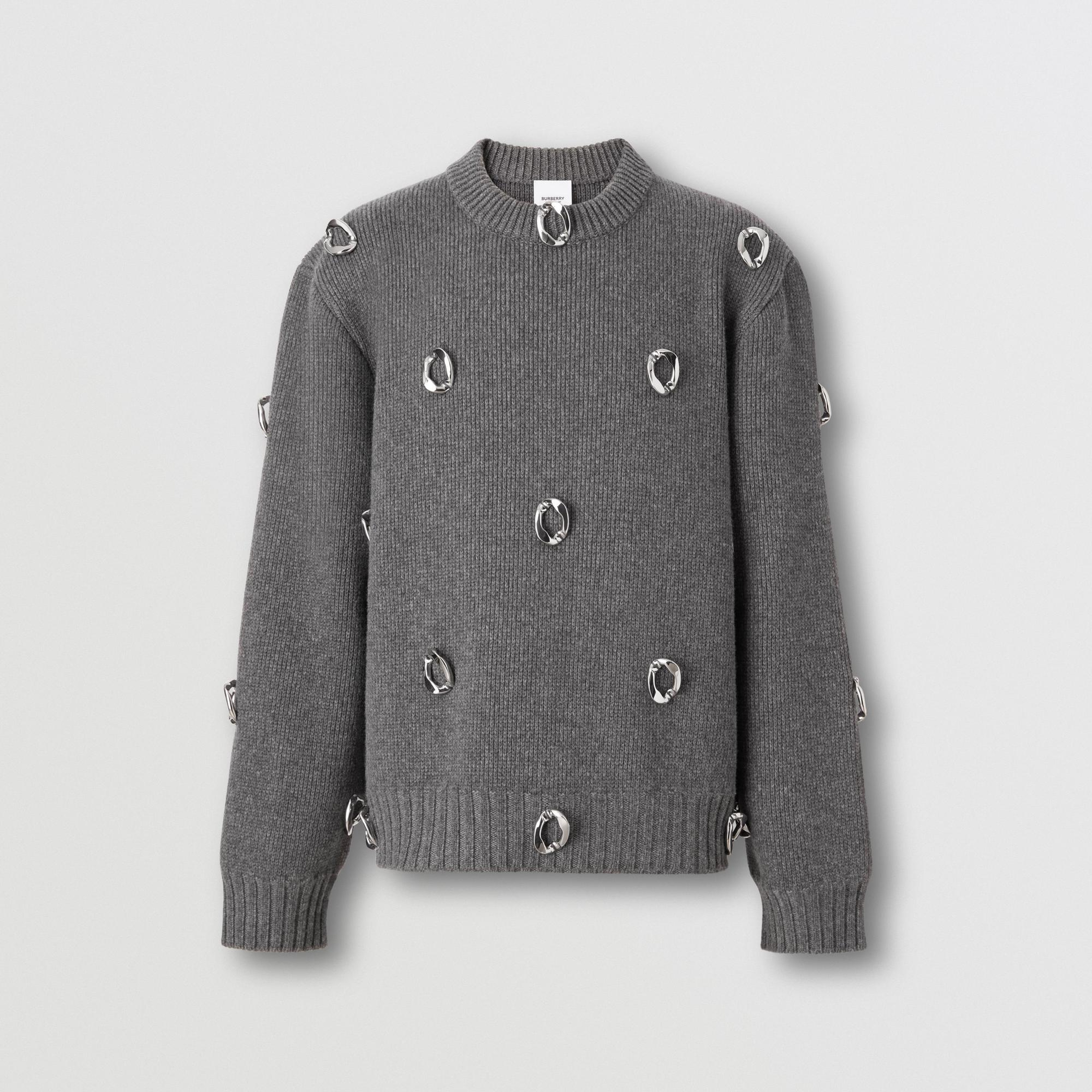 Burberry Erkek  Gri Sweatshirt