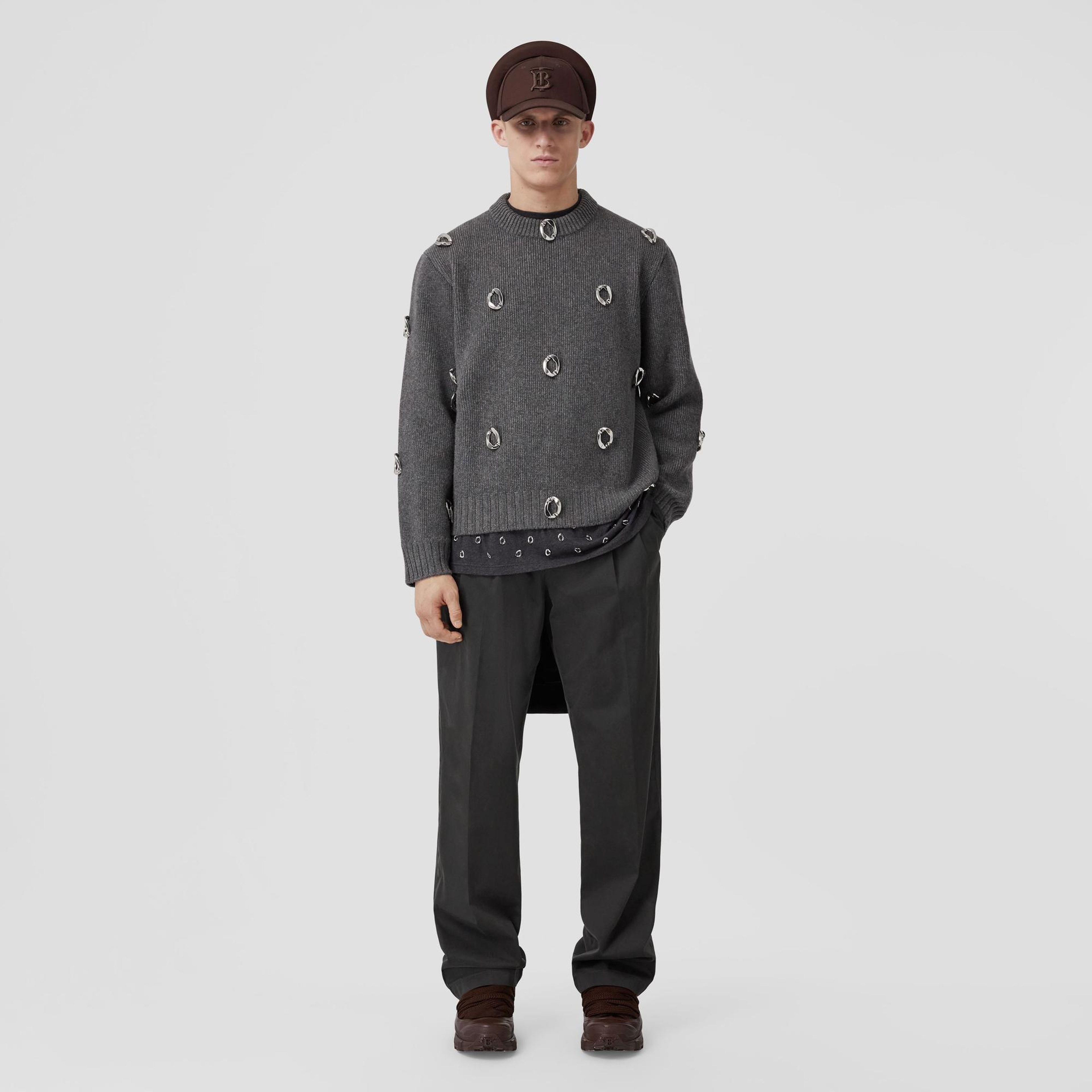 Burberry Erkek  Gri Sweatshirt