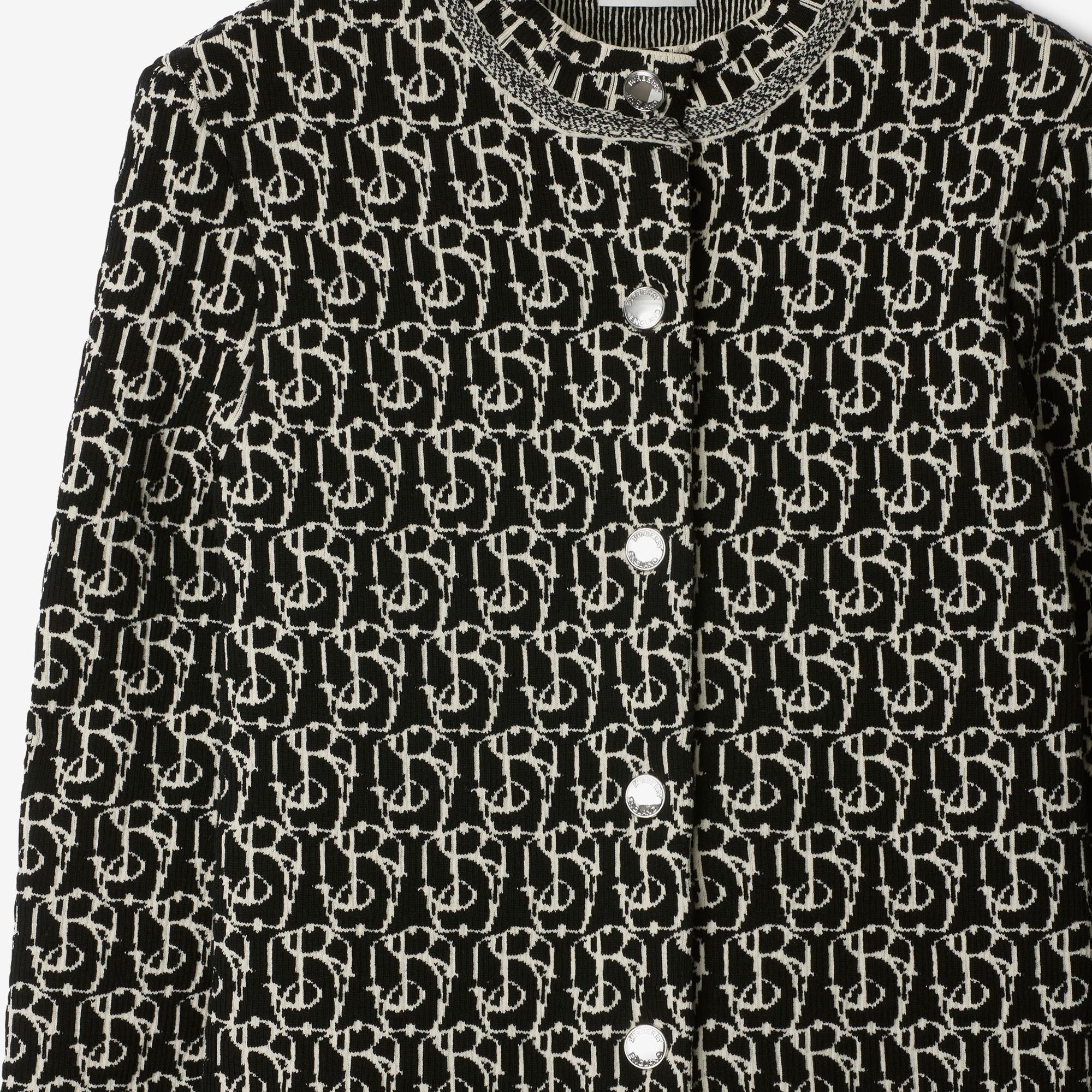 Burberry Pai Charm Woollend Kadın Siyah Hırka