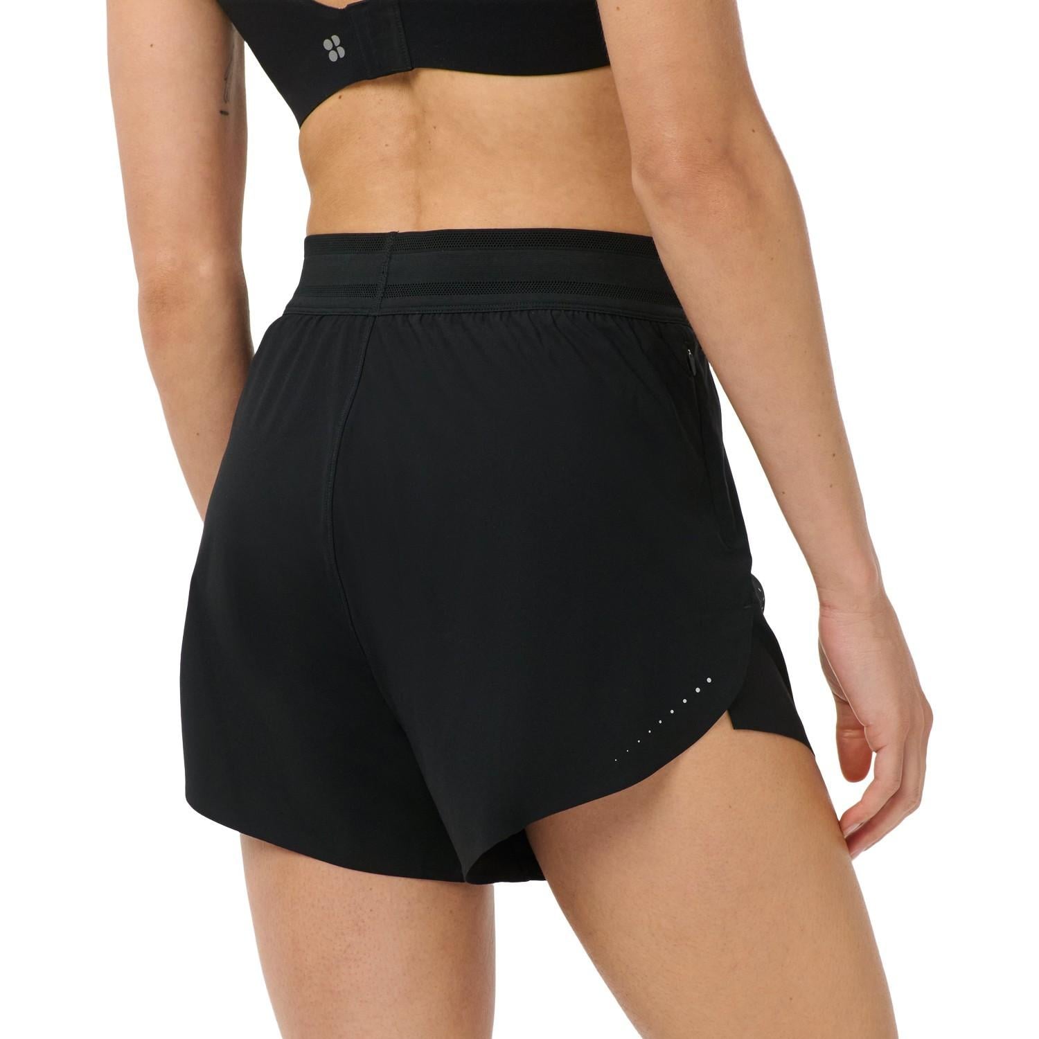 Sweaty Betty Runners High Loose Short Kadın Siyah Şort