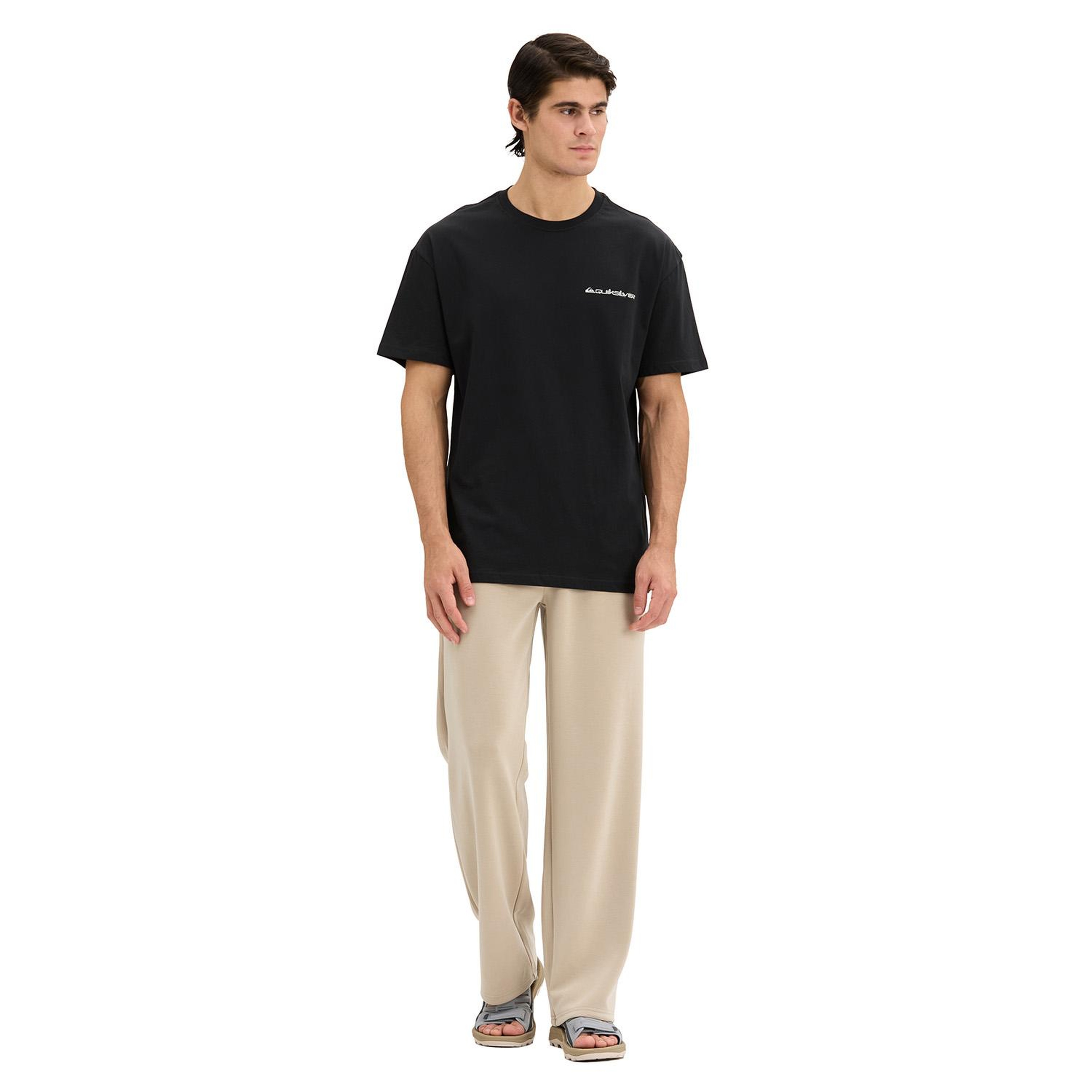 Quıksılver Touchdown Tee Erkek Siyah T-Shirt