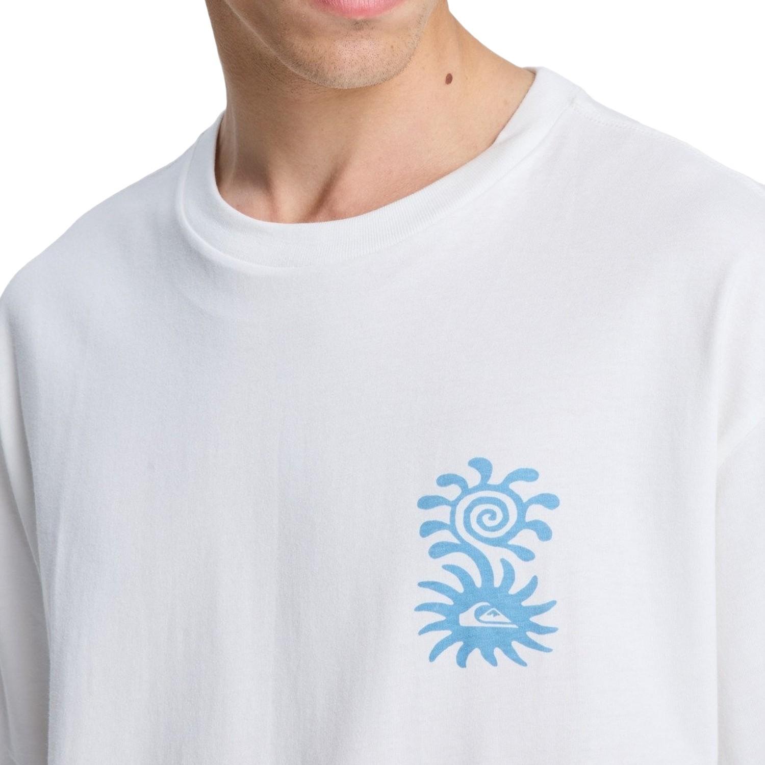 Quiksilver Evo Blossom Of Erkek Beyaz Tişört