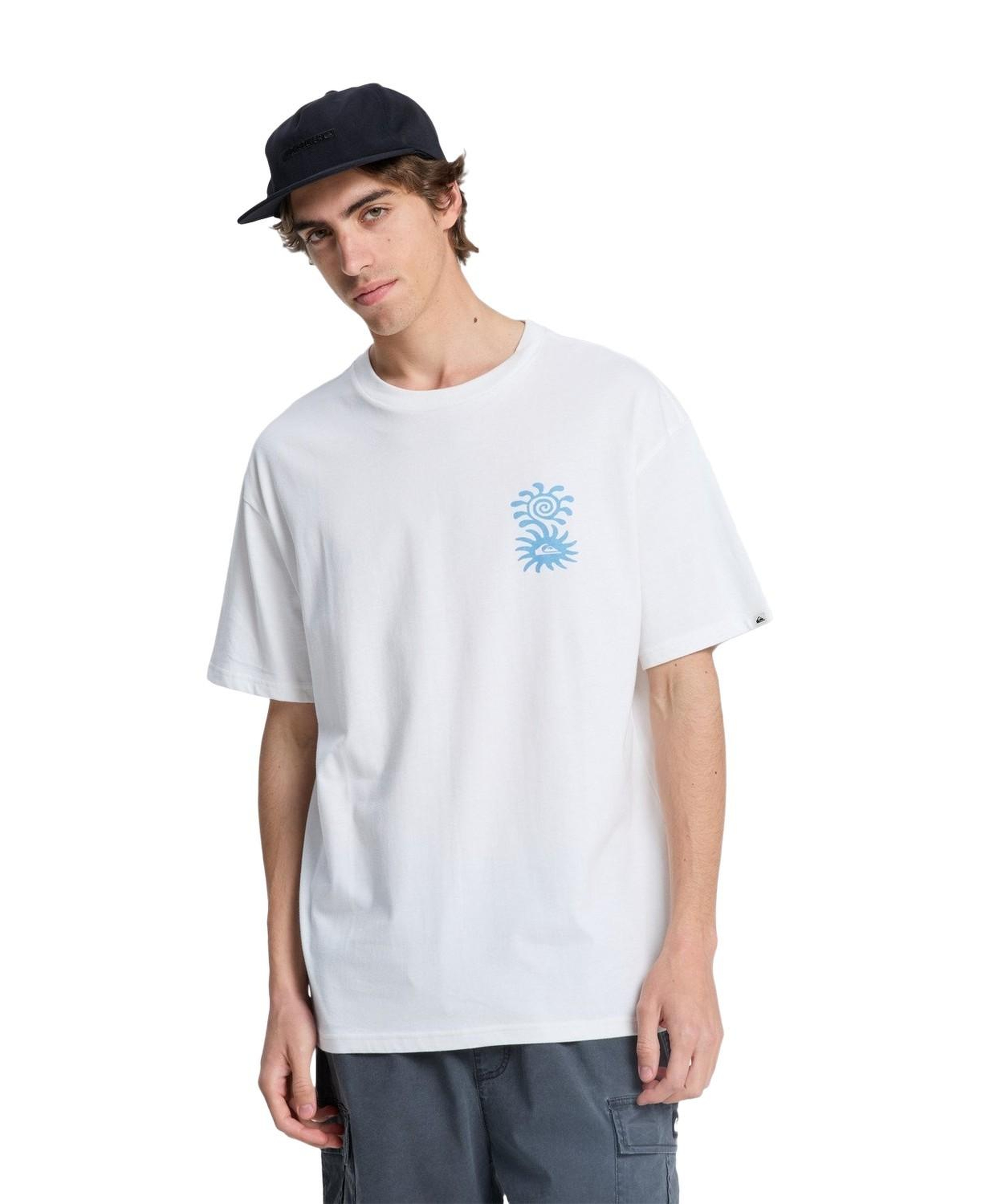 Quiksilver Evo Blossom Of Erkek Beyaz Tişört