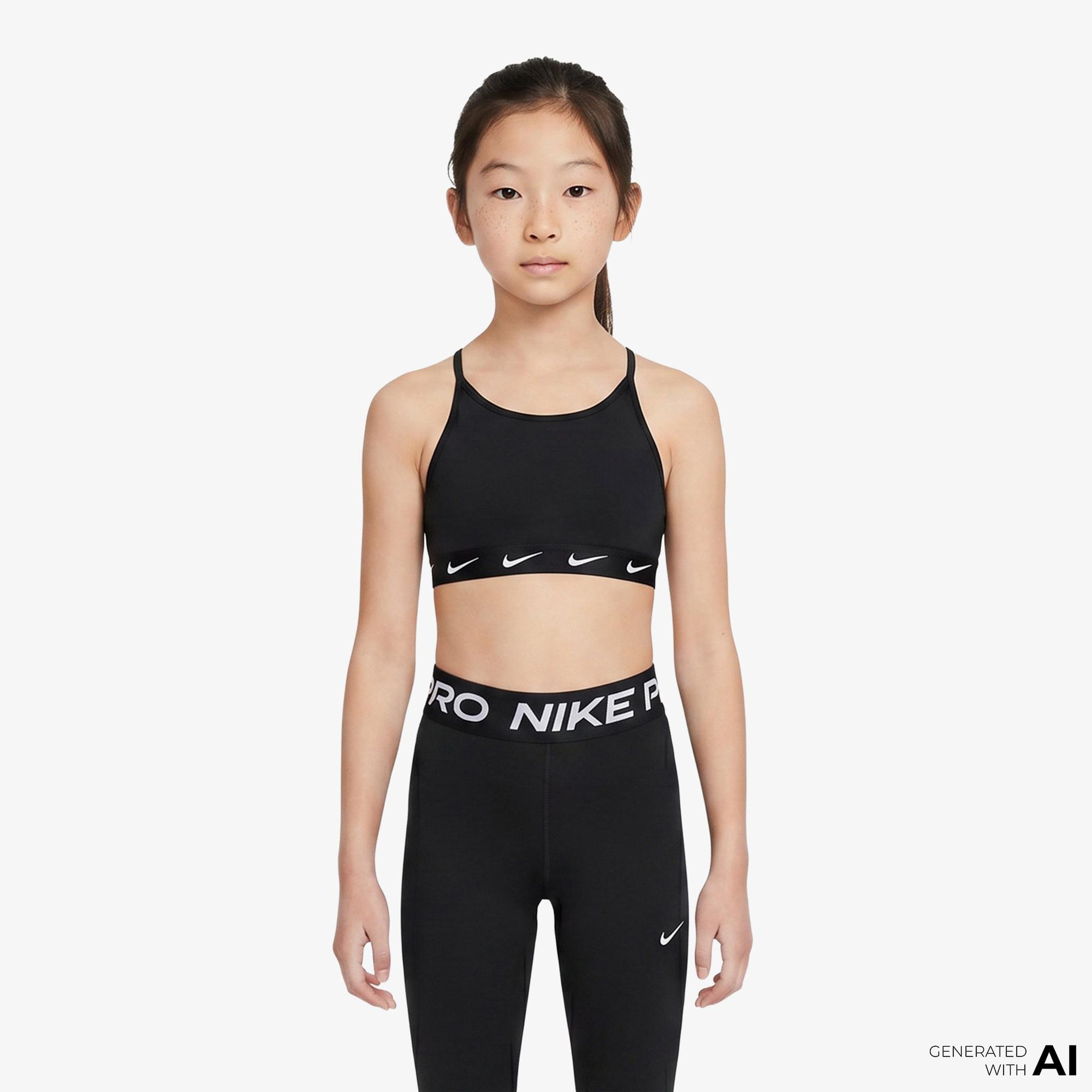Nike Dri-Fit One Çocuk Siyah Bra