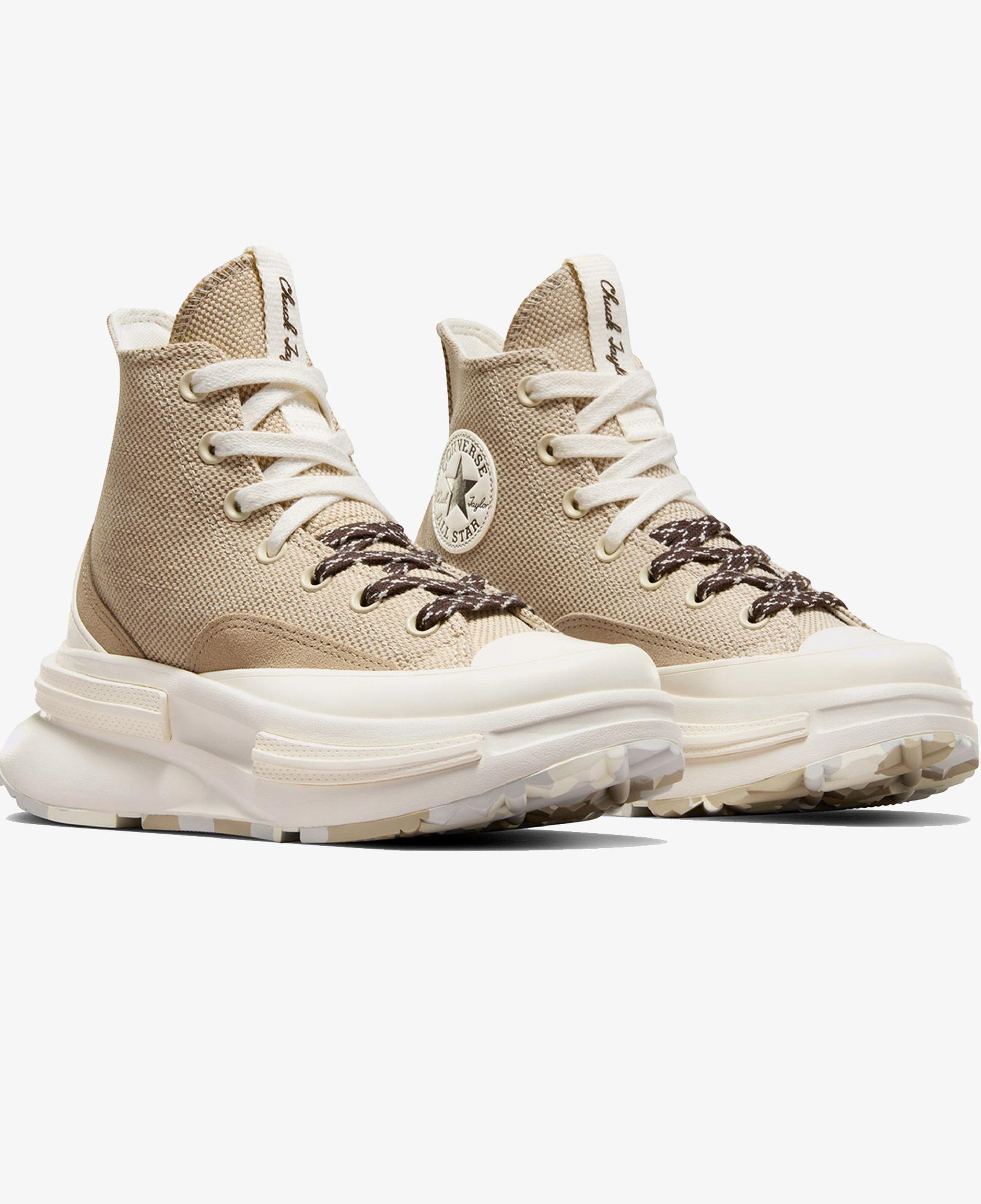 Converse Run Star Legacy Cx Unisex Krem Süet Platform Sneaker