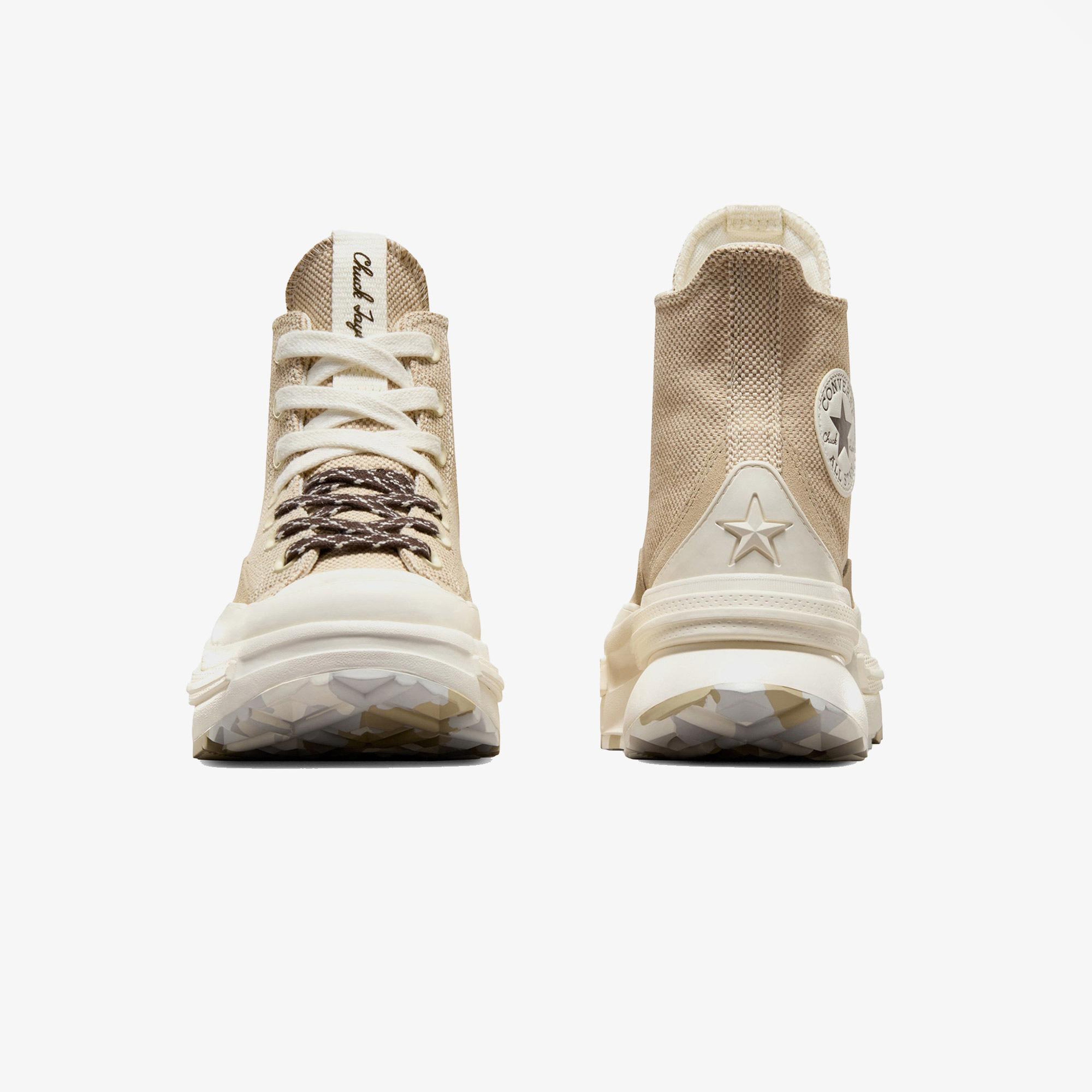 Converse Run Star Legacy Cx Unisex Krem Süet Platform Sneaker