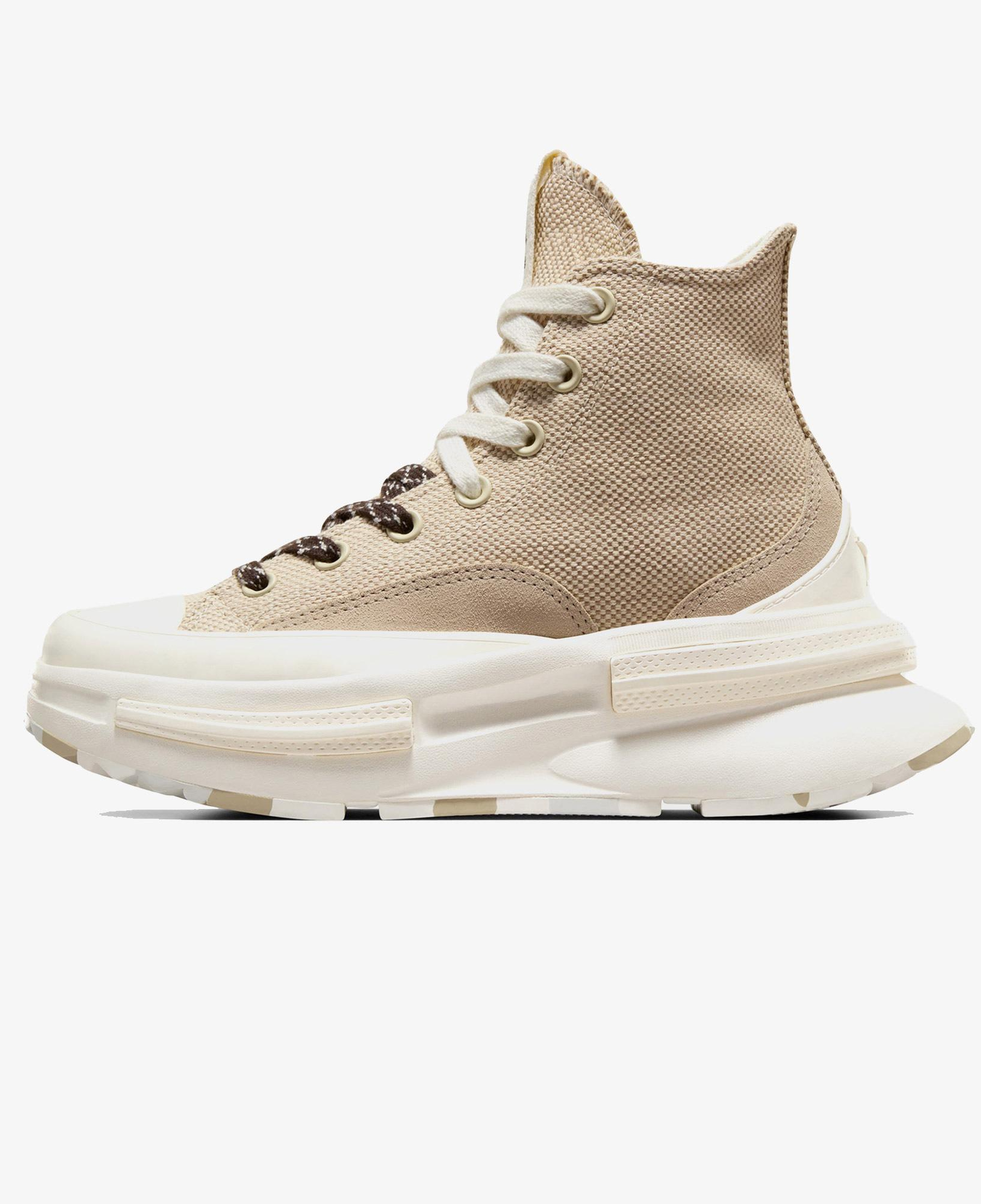 Converse Run Star Legacy Cx Unisex Krem Süet Platform Sneaker