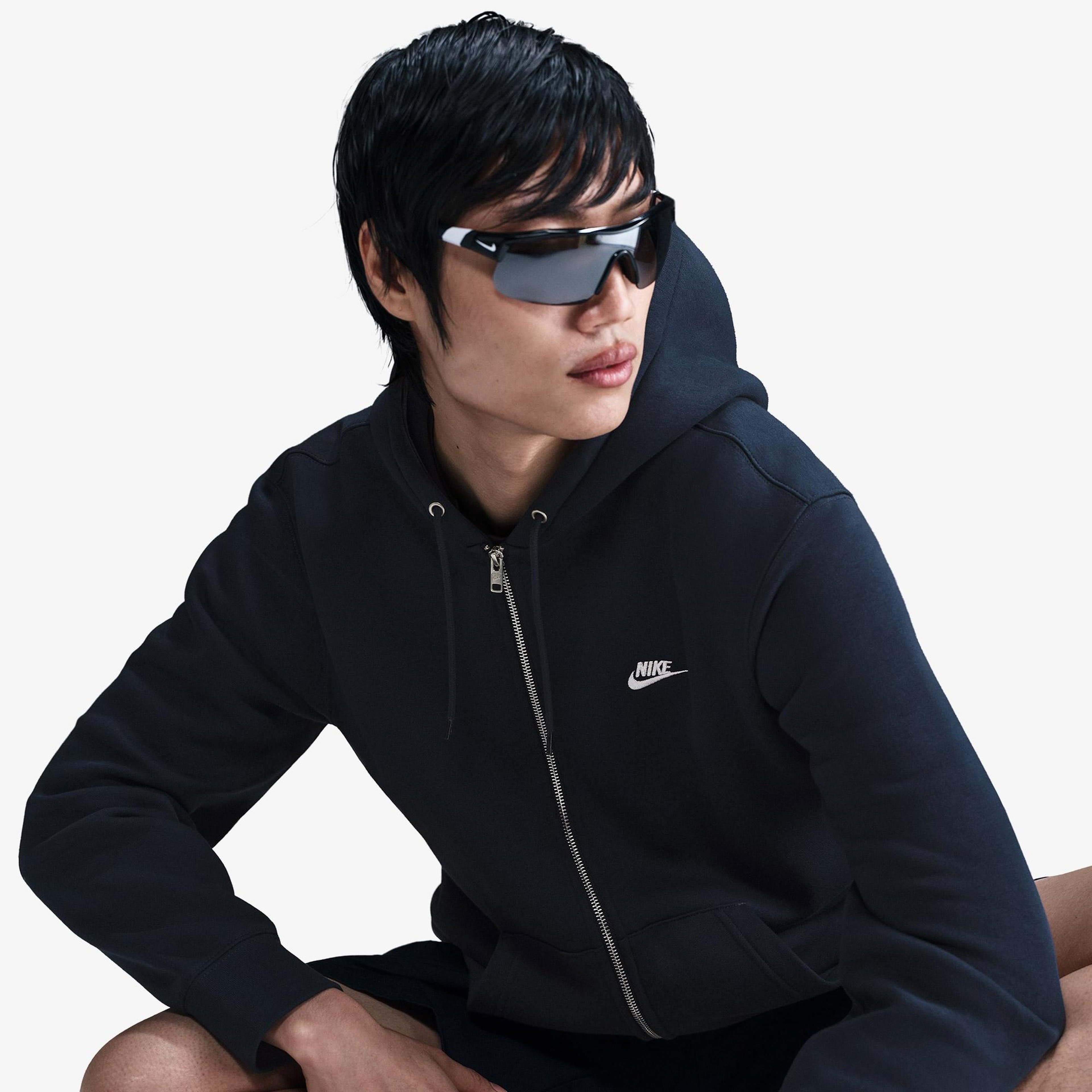 Nike Club Erkek Lacivert Hoodie