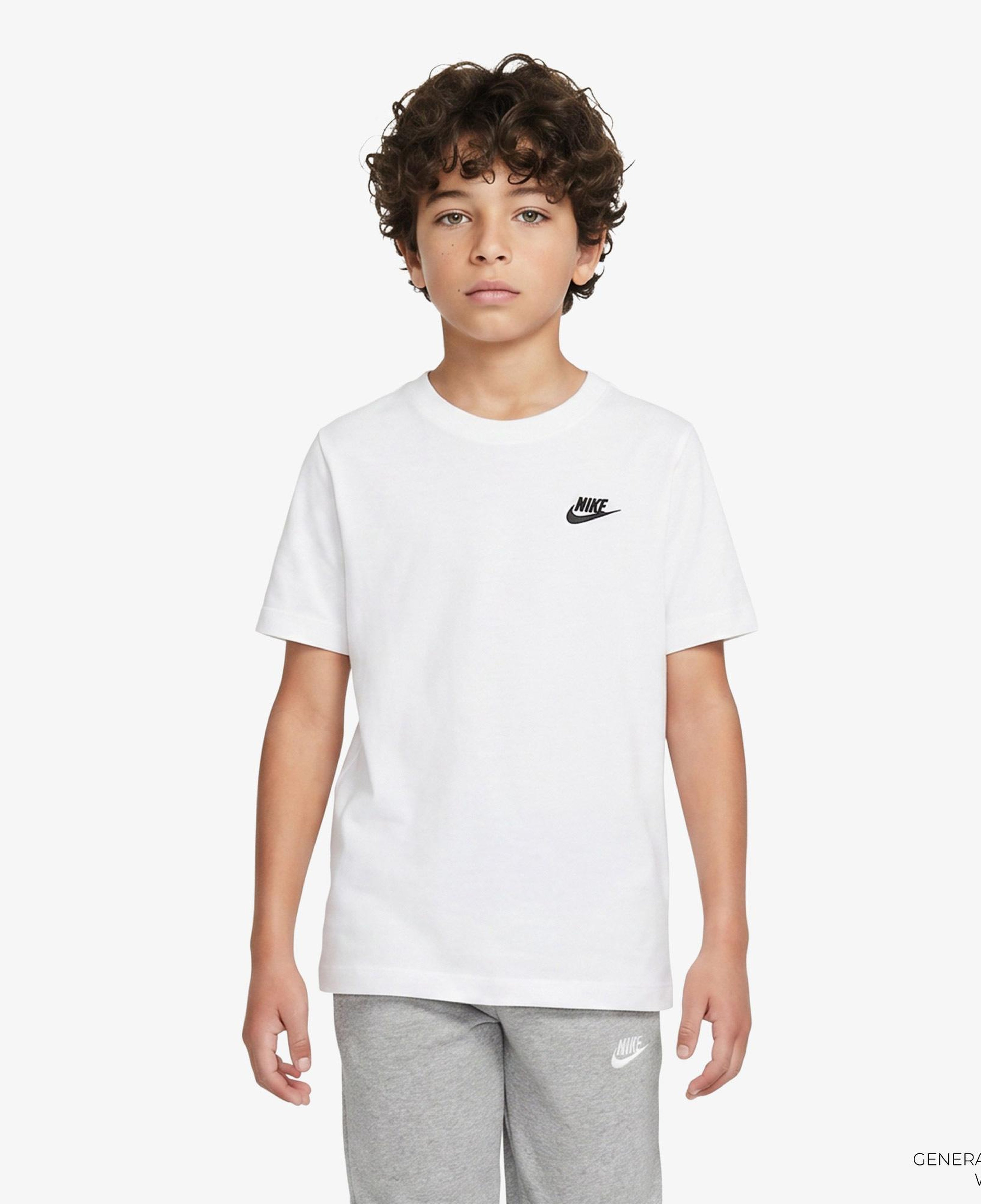 Nike Sportswear Futura Çocuk Beyaz T-Shirt
