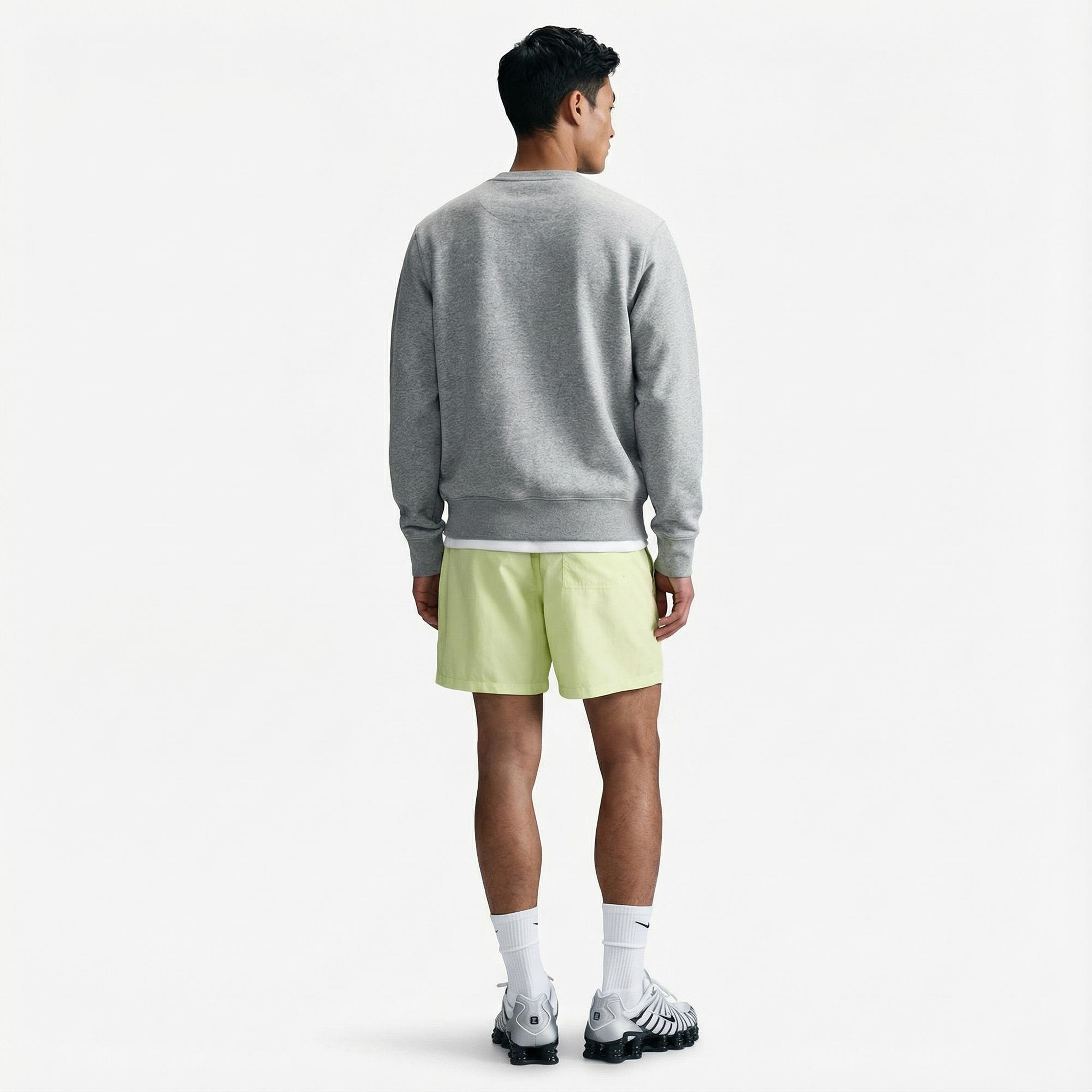 Nike Club Crew Erkek Gri Sweatshirt