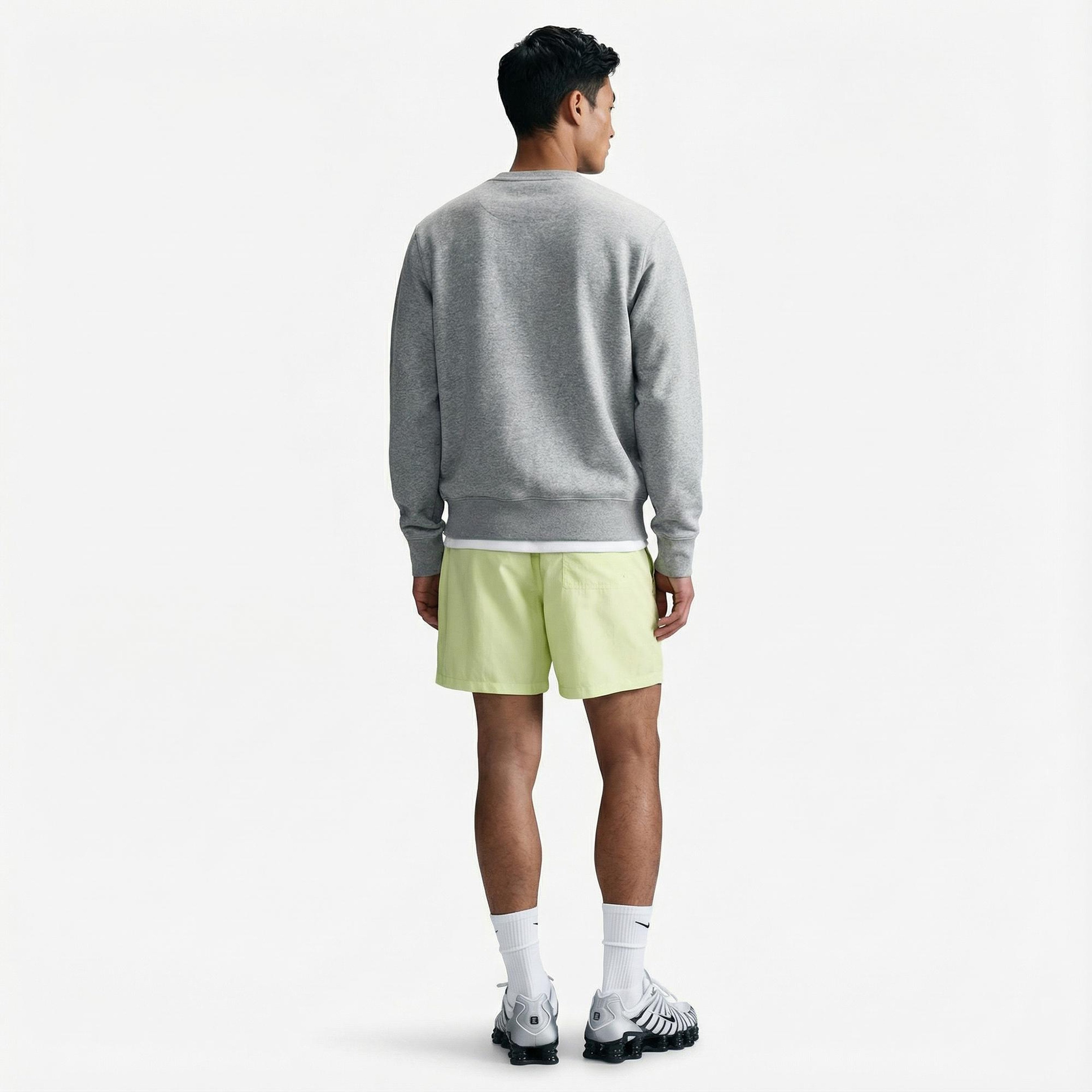 Nike Club Crew Erkek Gri Sweatshirt