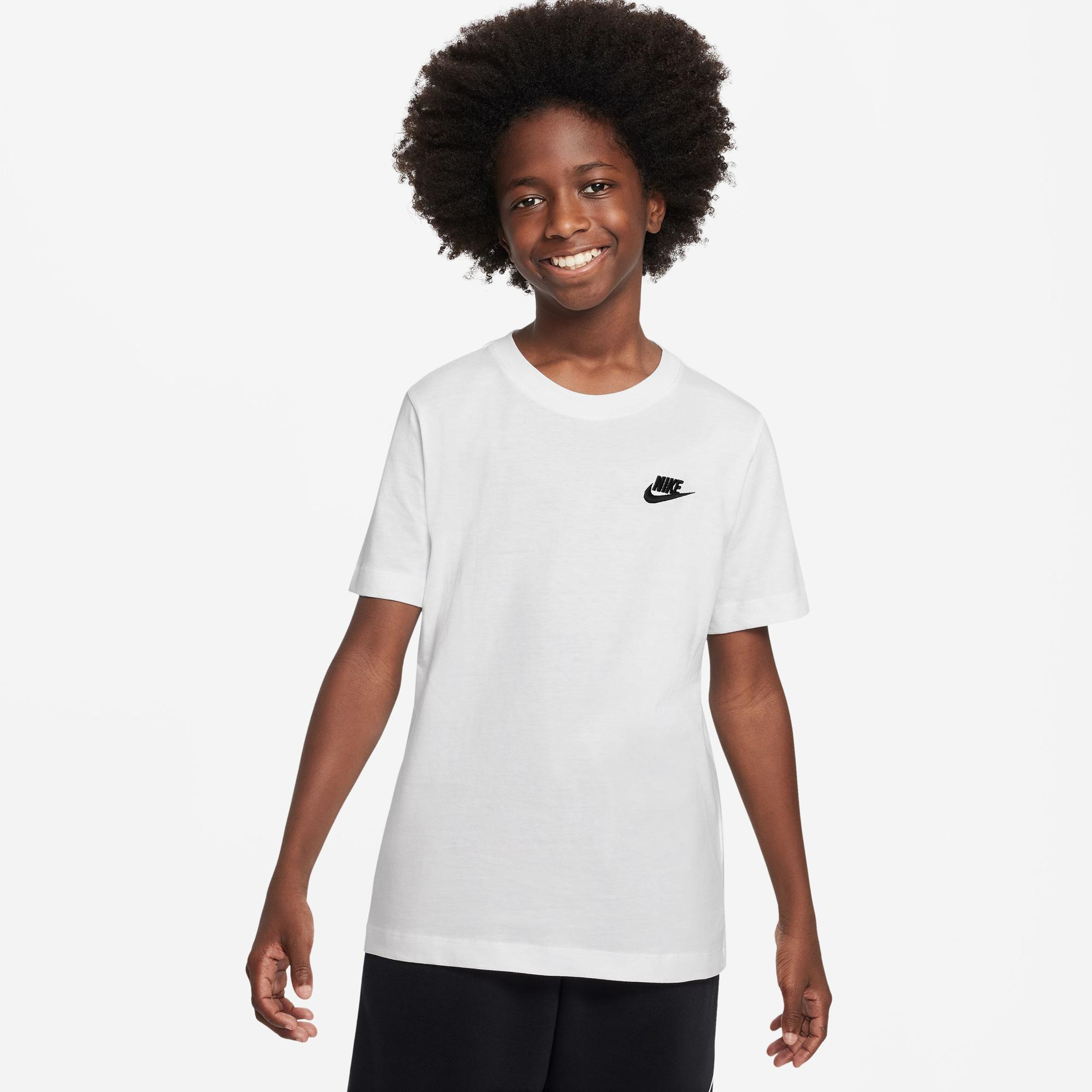 Nike Sportswear Futura Çocuk Beyaz T-Shirt