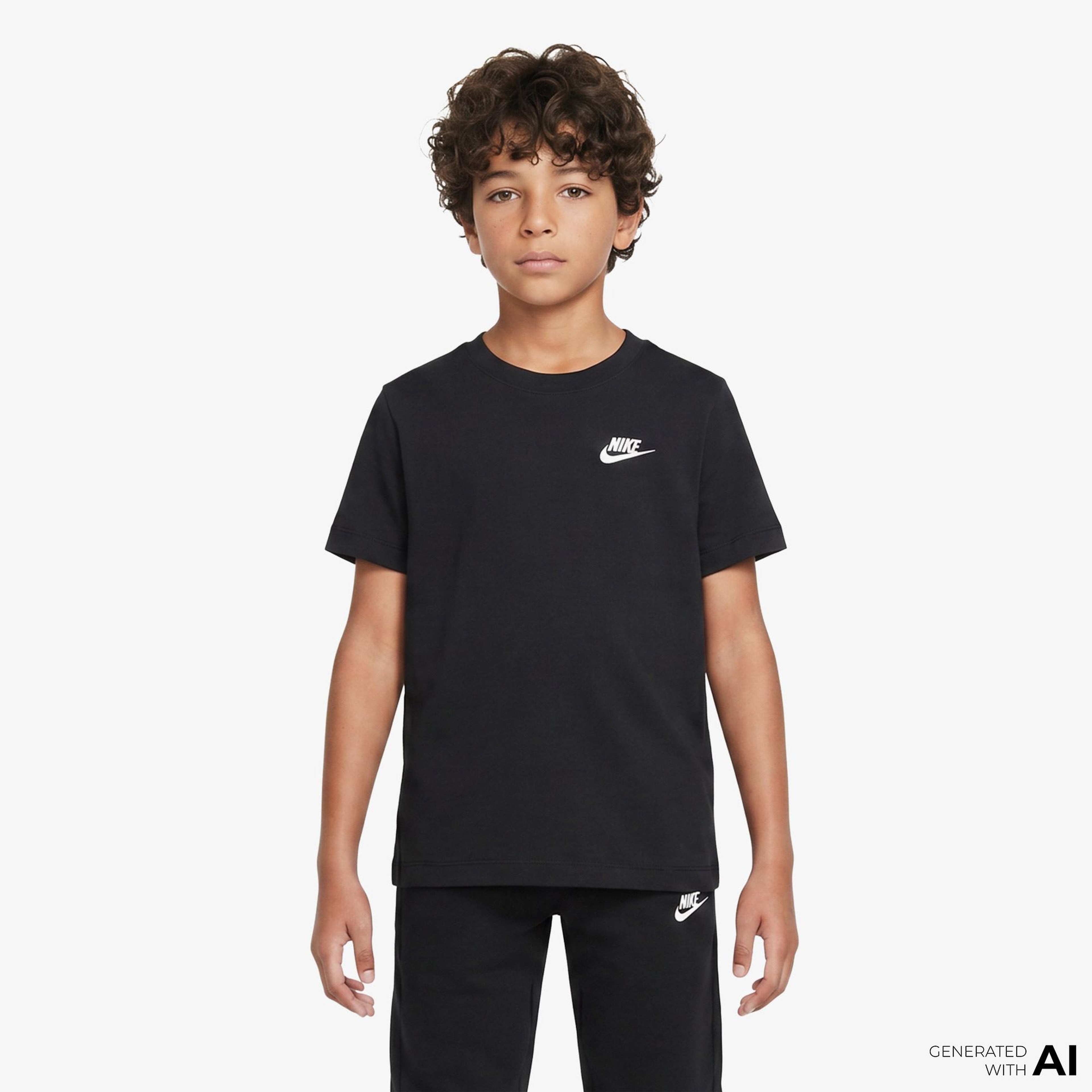 Nike Sportswear Futura Çocuk Siyah T-Shirt