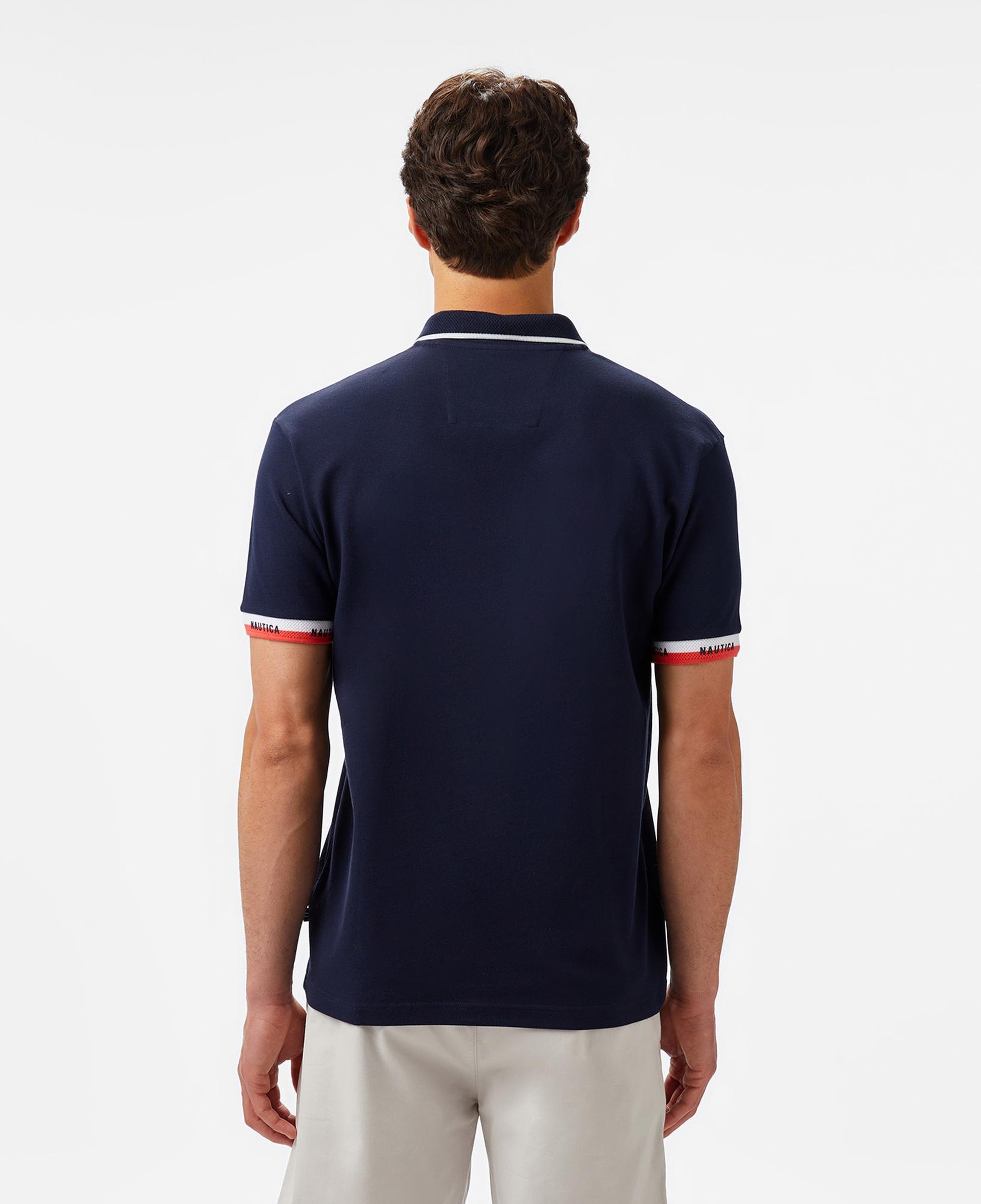 Nautica Erkek Lacivert Classic Fit Polo Yaka T-Shirt