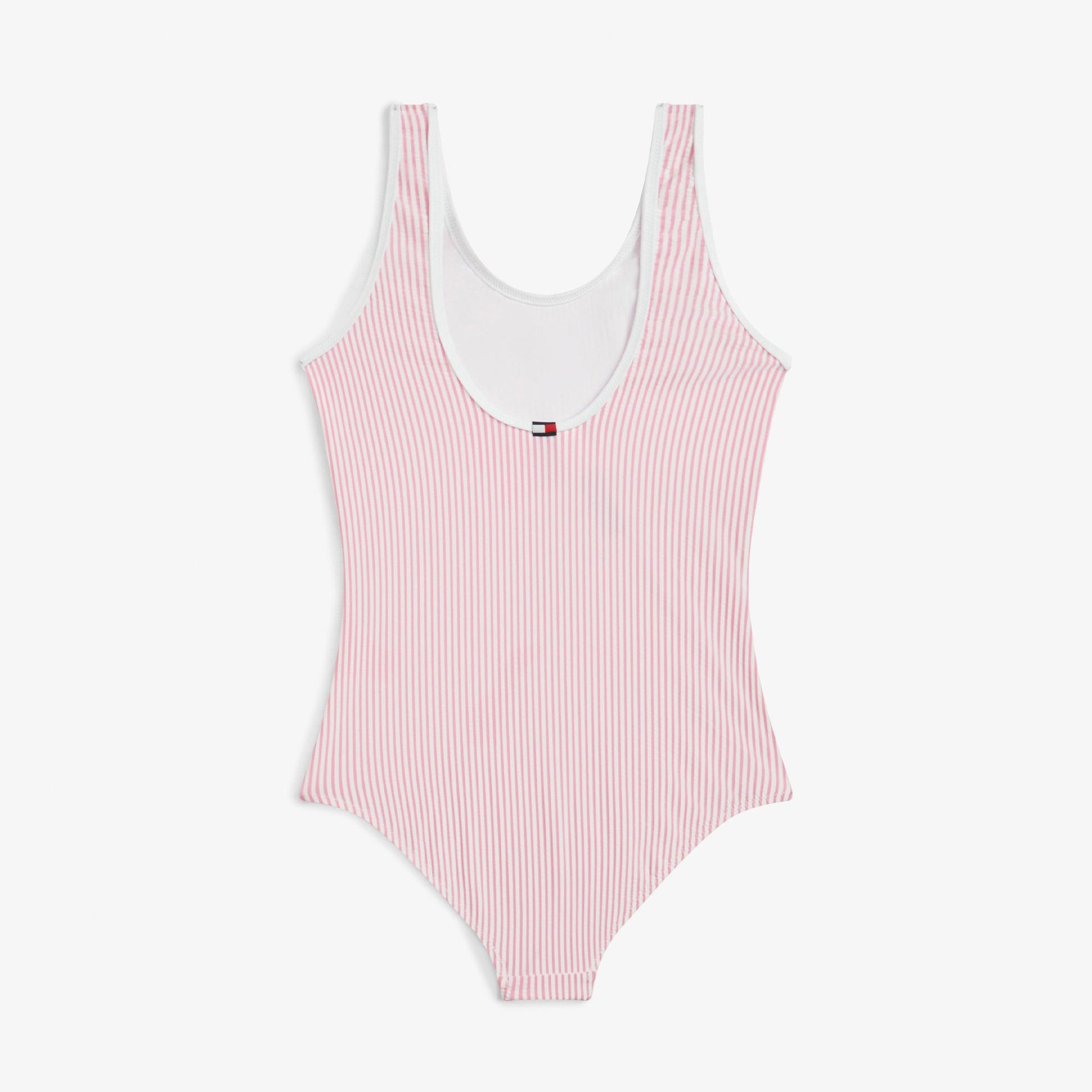 Tommy Hilfiger Script Çocuk Pembe Mayo
